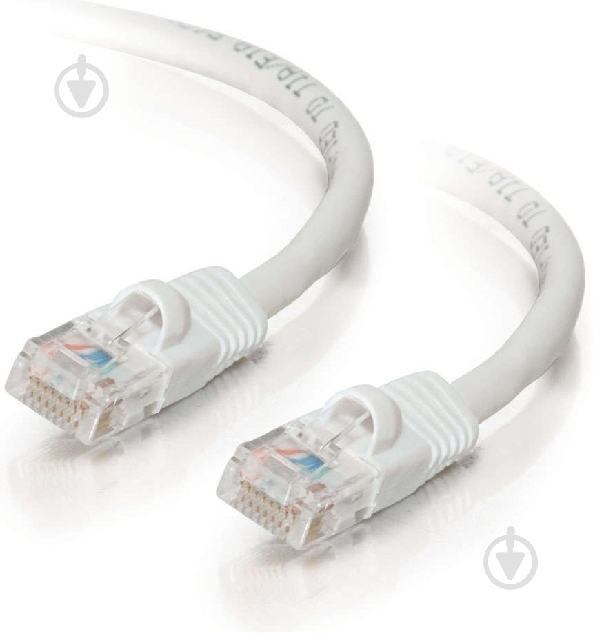 Патч-корд C2G Cat5e 0,5 м белый - фото 1