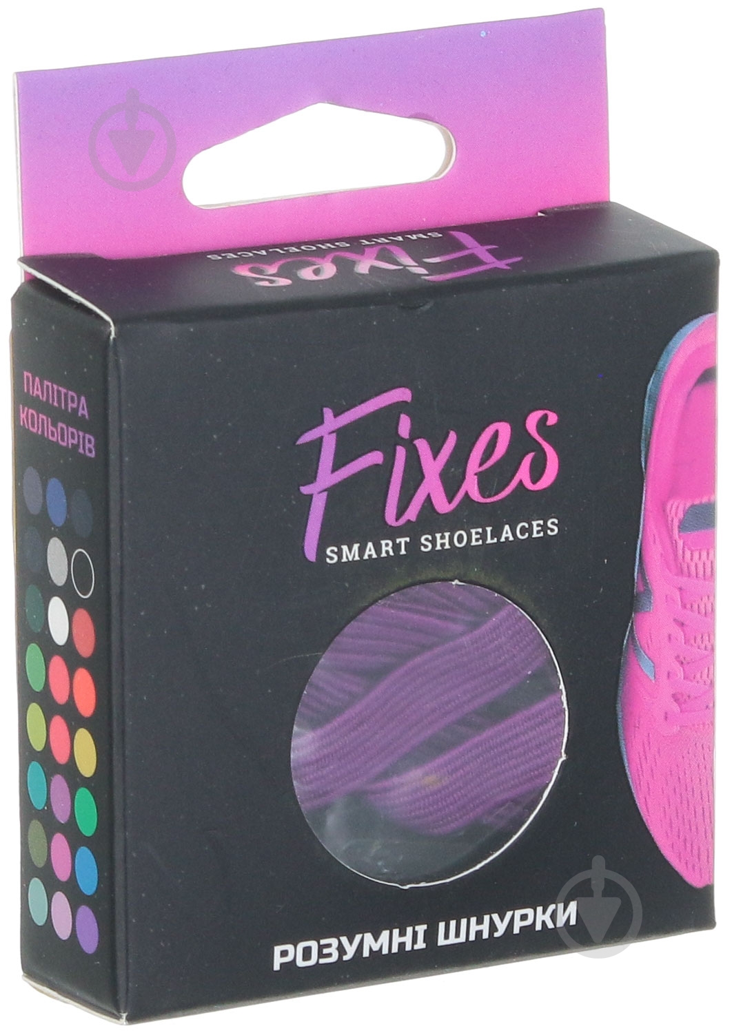 Шнурки Rolli fix015 фиолетовый - фото 1