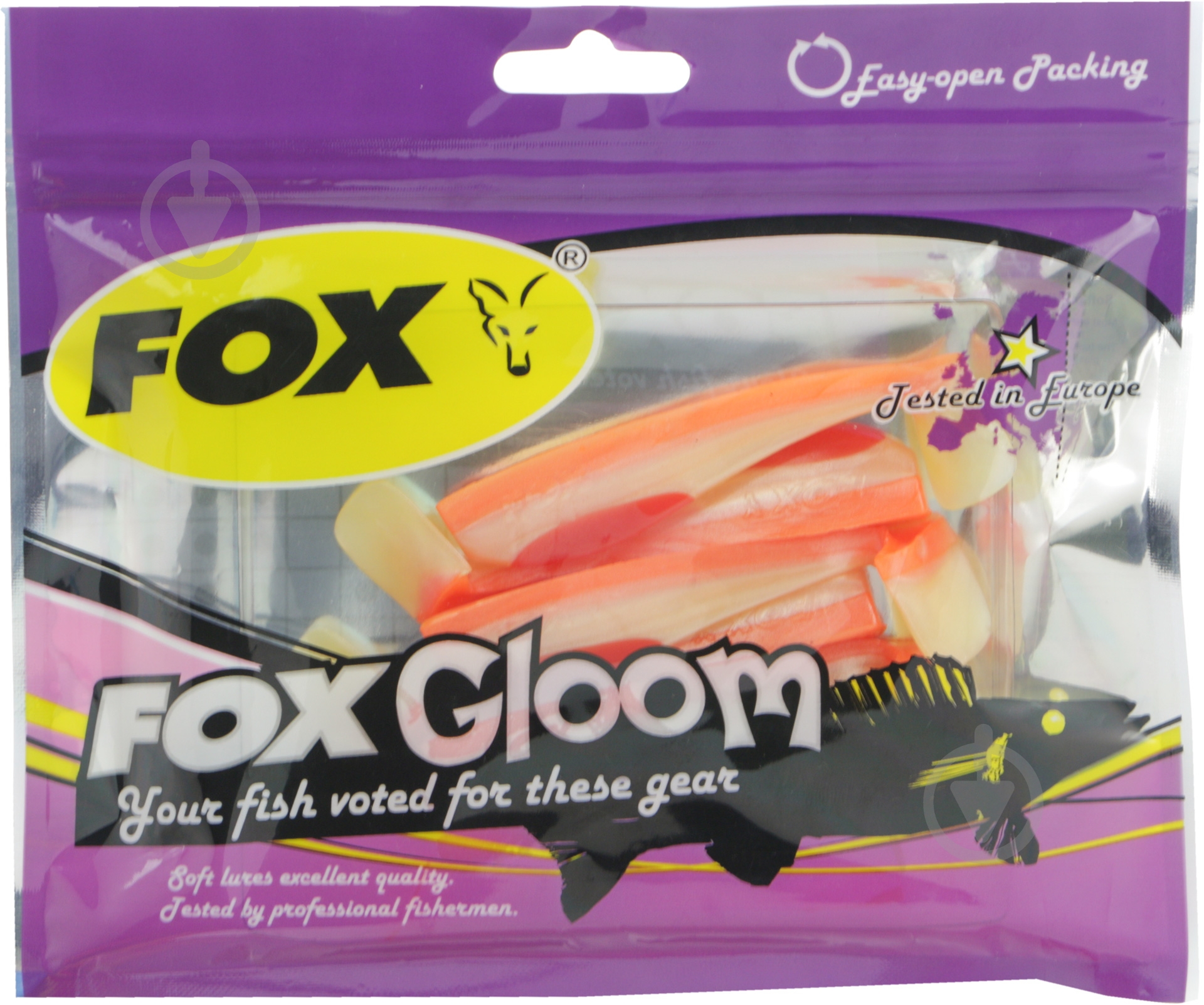 Виброхвост FOX Gloom 80 мм 8 шт. #034 - фото 2 Виброхвост FOX Gloom 80 мм 8 шт. #034 - фото 2