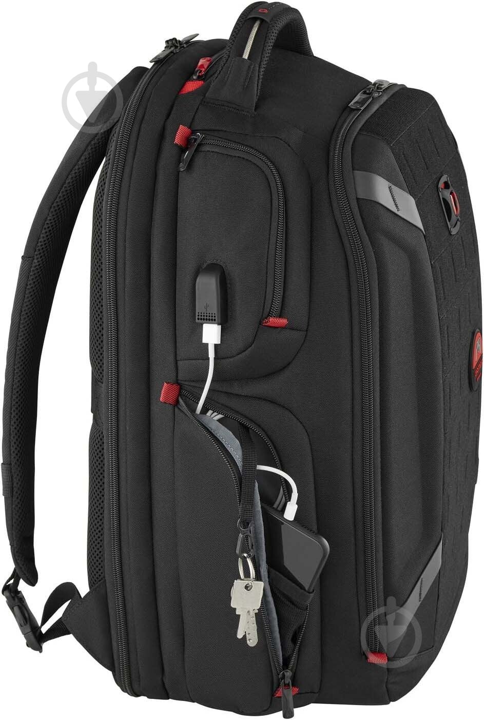 Рюкзак Wenger Tech PlayerOne 17" black (611650) - фото 9