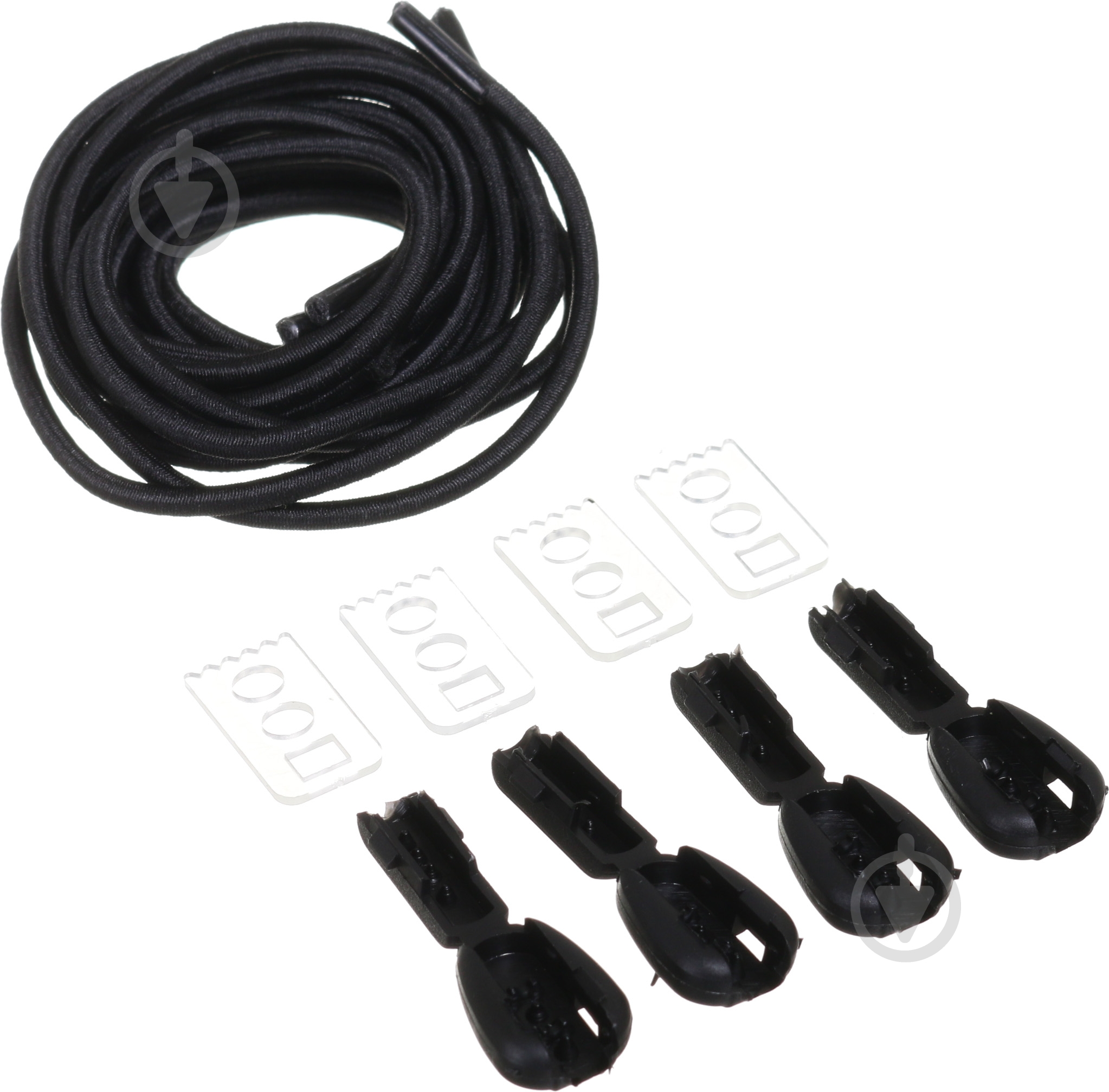 Шнурки Rolli fix019 черный - фото 1