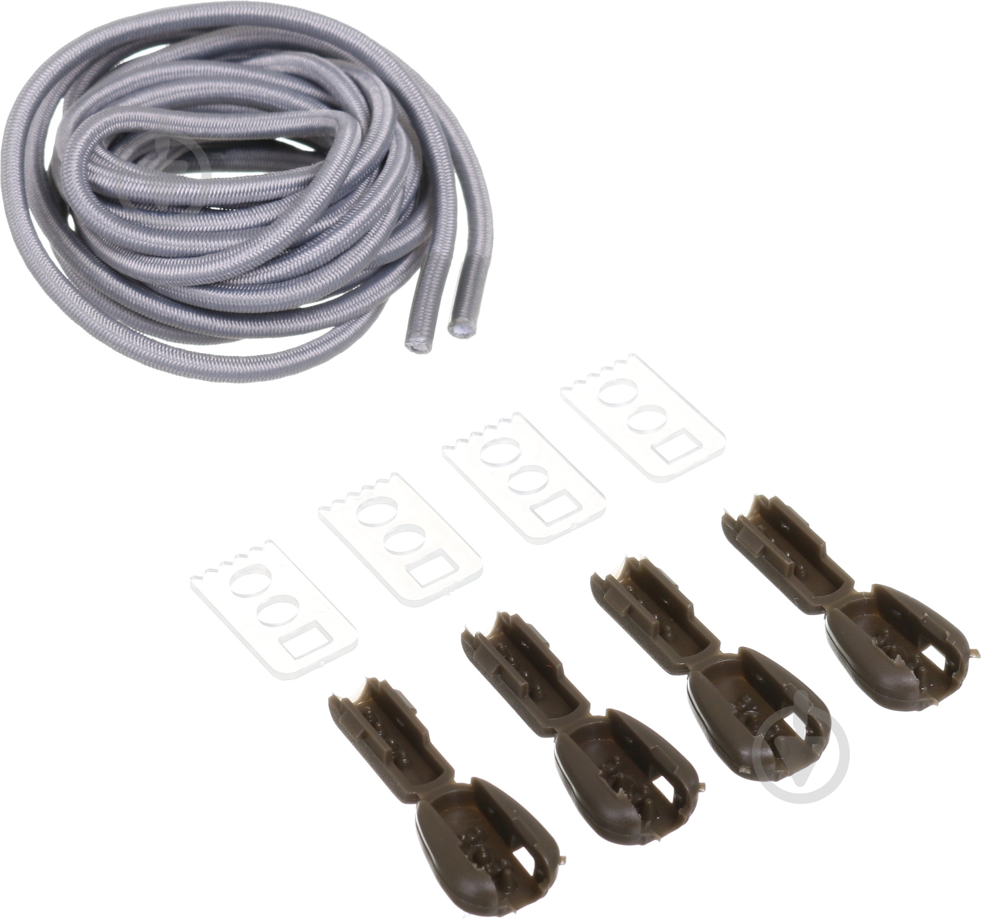 Шнурки Rolli fix023 серый - фото 1