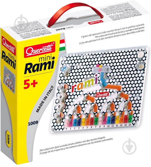Игра настольная QUERCETTI головоломка Mini Rami 1009-Q - фото 2 Игра настольная QUERCETTI головоломка Mini Rami 1009-Q - фото 2