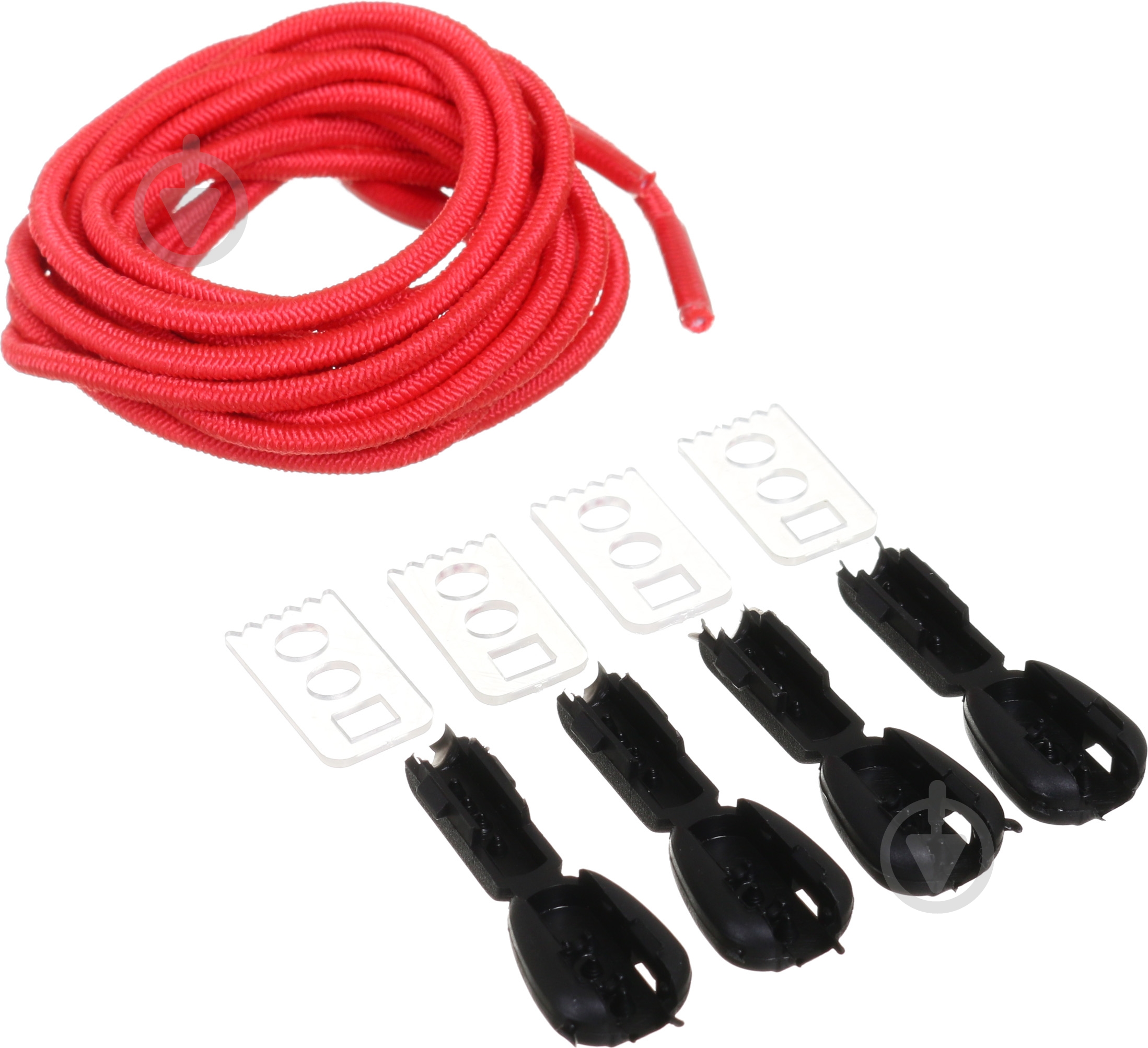 Шнурки Rolli fix024 красный - фото 1