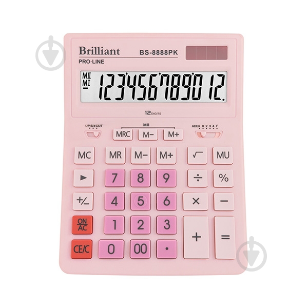 Калькулятор BS-8888PK ТМ Brilliant - фото 1 Калькулятор BS-8888PK ТМ Brilliant - фото 1