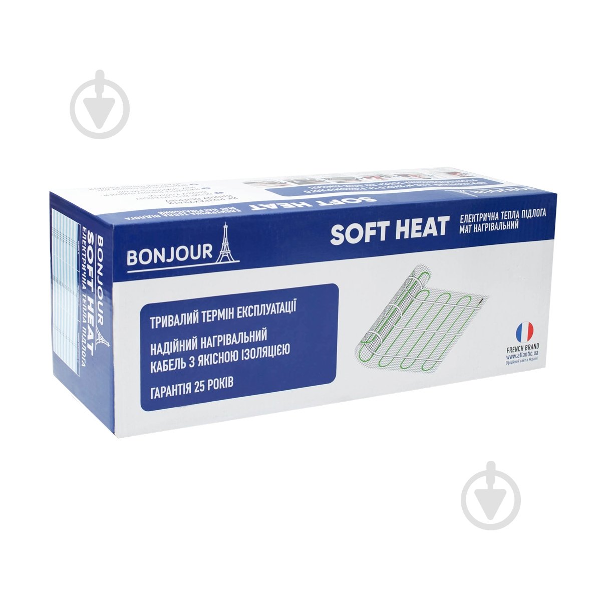 Нагревательный мат Bonjour Soft Heat EcoPRO-375-2.5/150 W/m2 з терморегулятором RTP - фото 1