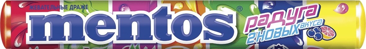 Драже жевательные Mentos Радуга 37 г (0000087311396) - фото 1