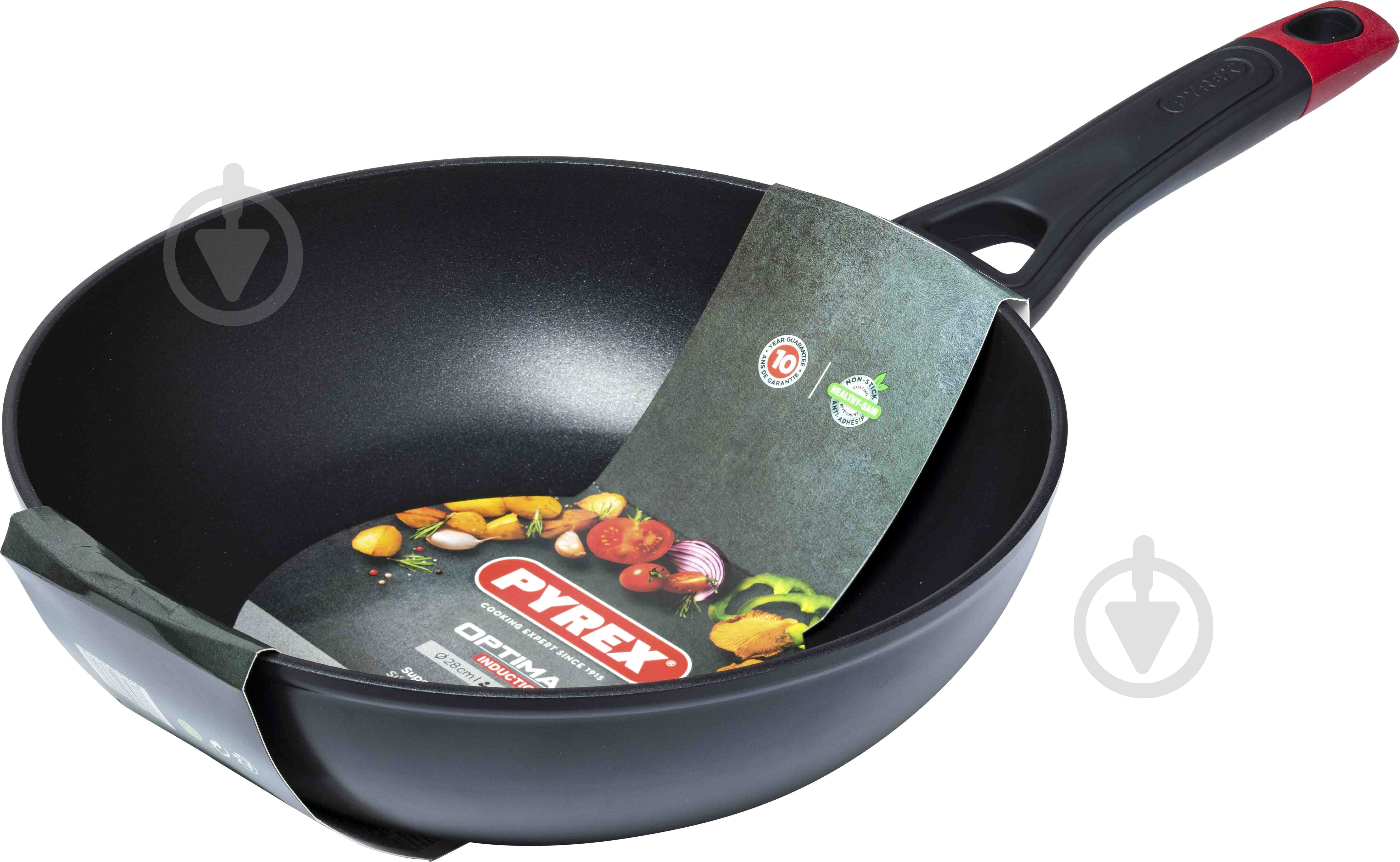 Сковорода wok Pyrex Optima 28 см - фото 1