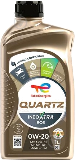 ᐉ Моторное масло синтетическое Total Quartz Ineo Xtra EC6 0W-20 1