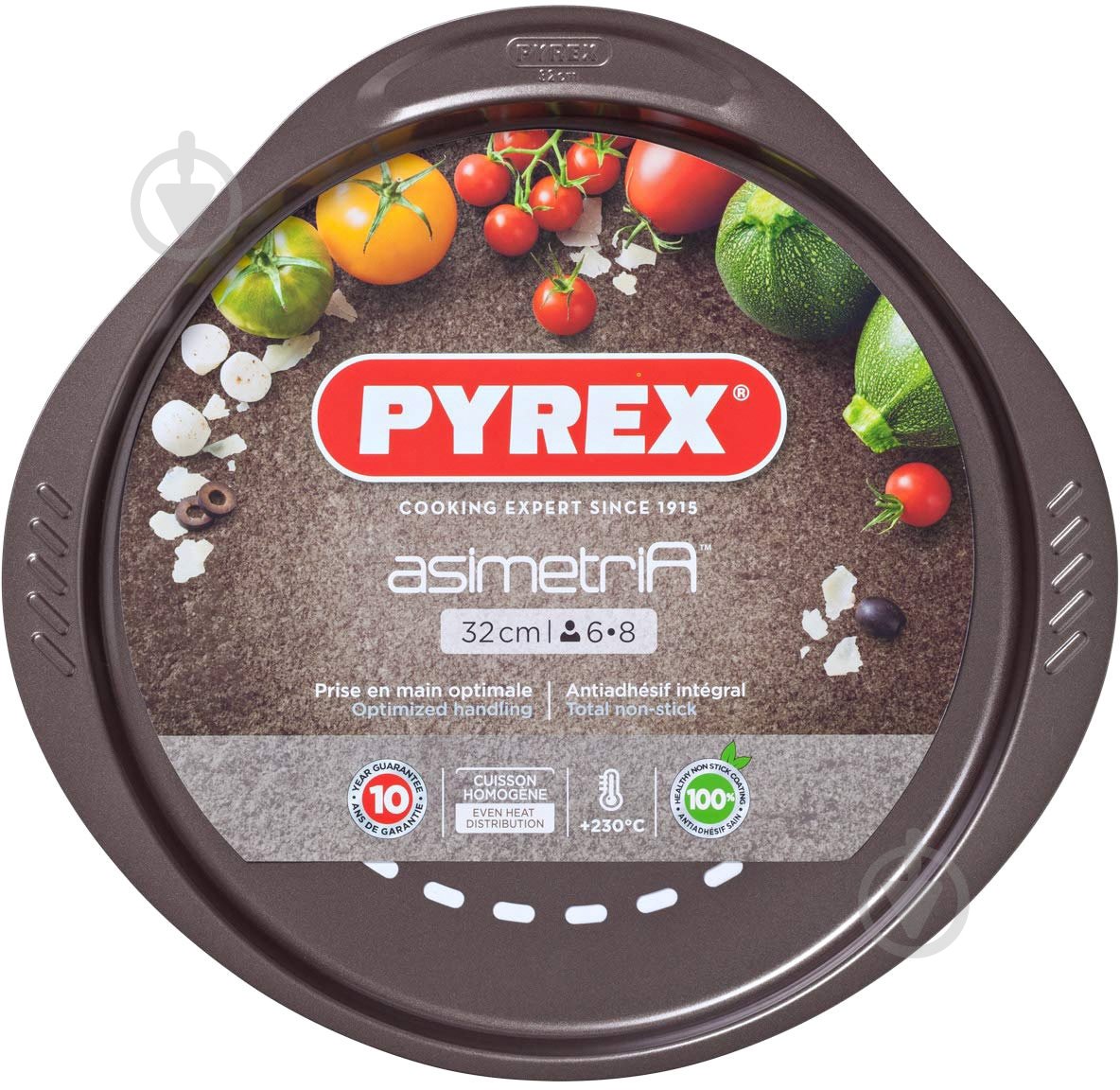 Форма для випікання Pyrex Asimetria 32 см (AS32BZ0) - фото 1 Форма для випікання Pyrex Asimetria 32 см (AS32BZ0) - фото 1