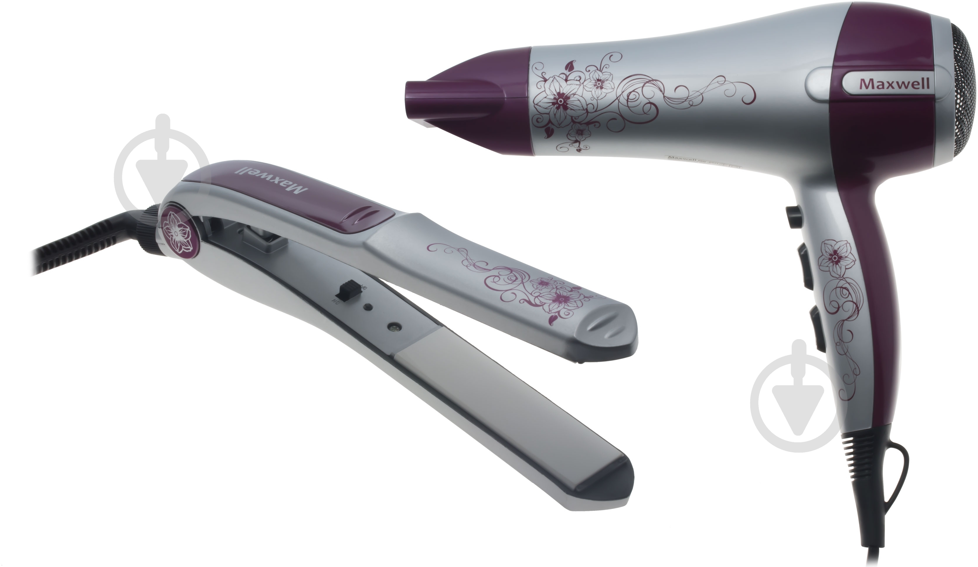 Набор фен + выпрямитель Maxwell MW-2011 - фото 1 Набор фен + выпрямитель Maxwell MW-2011 - фото 1