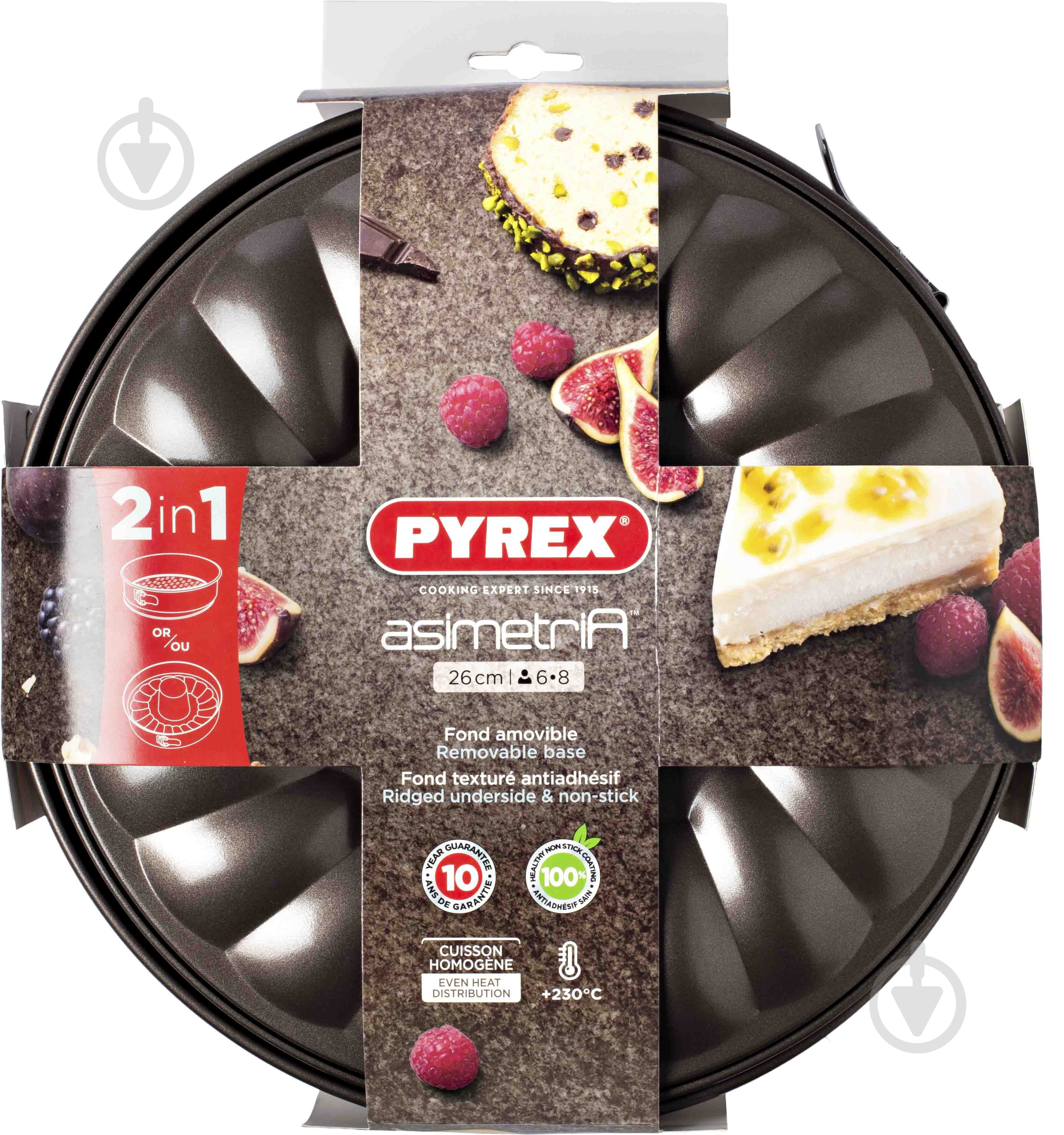 Форма для выпекания Pyrex Asimetria 26 см (AS26DT0) - фото 1