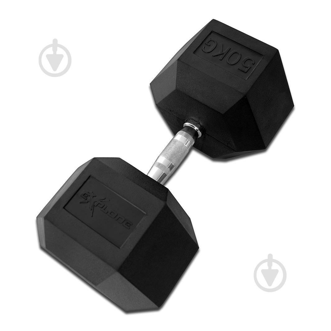 Гантель InterAtletika PD-108-50 Explode 50 кг черный - фото 1