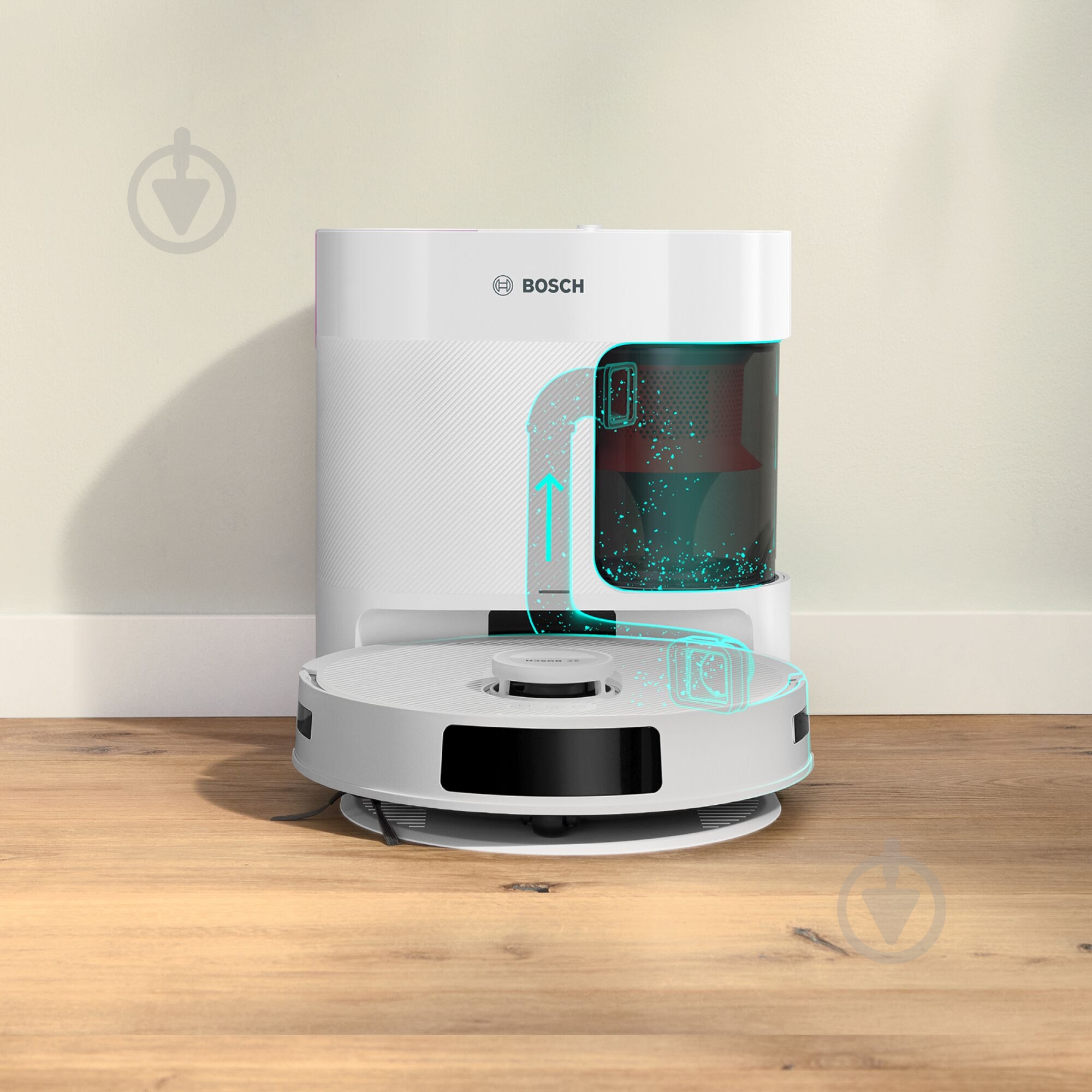 ВІТРИНА! Робот-пилосос мийний Bosch Spotless+ BCRD1W white - фото 3 ВІТРИНА! Робот-пилосос мийний Bosch Spotless+ BCRD1W white - фото 3