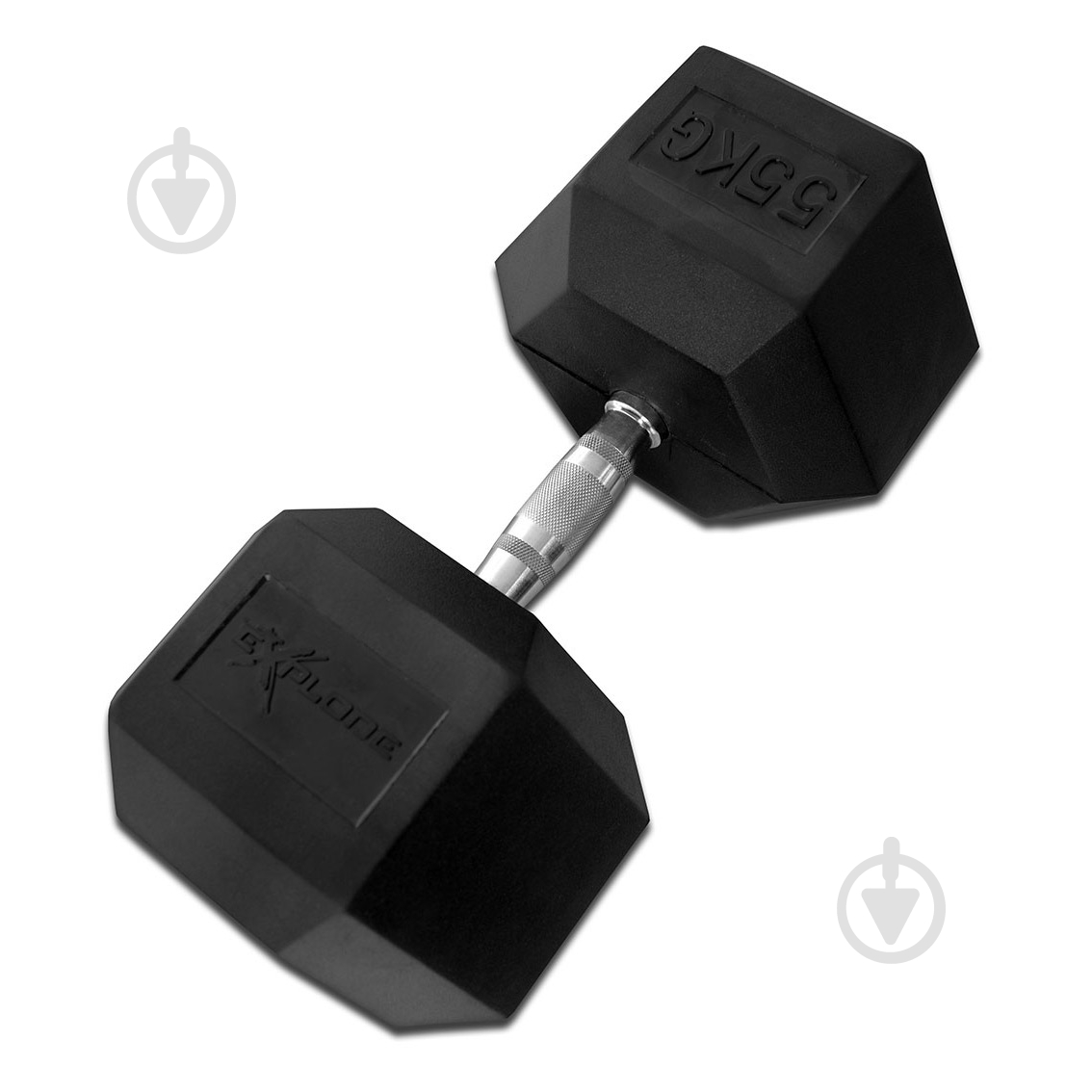 Гантель InterAtletika PD-108-55 Explode 55 кг черный - фото 1