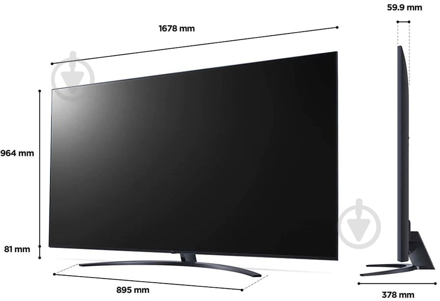 Телевизор LG 75UQ91006LA - фото 5