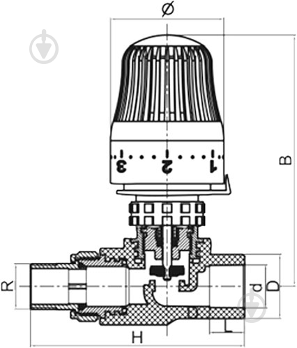 Кран радиаторный FADO S.r.l 20x1/2ПП PKT01 - фото 2 Кран радиаторный FADO S.r.l 20x1/2ПП PKT01 - фото 2