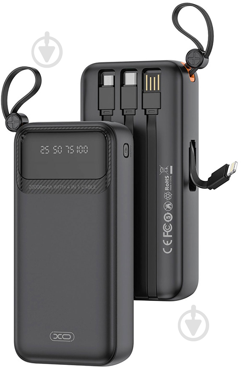 Повербанк Xo 20000 mAh black (PR279.black) - фото 1