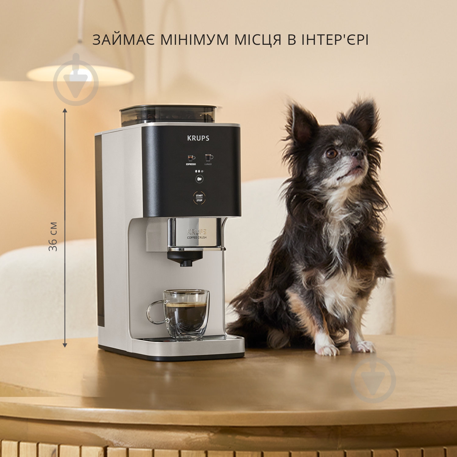 ВИТРИНА! Кофемашина Krups Coffee Crush SA4001E0 - фото 3 ВИТРИНА! Кофемашина Krups Coffee Crush SA4001E0 - фото 3
