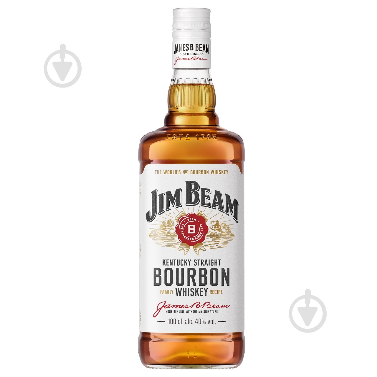 Виски Jim Beam White 4 года выдержки 1 л - фото 1 Виски Jim Beam White 4 года выдержки 1 л - фото 1