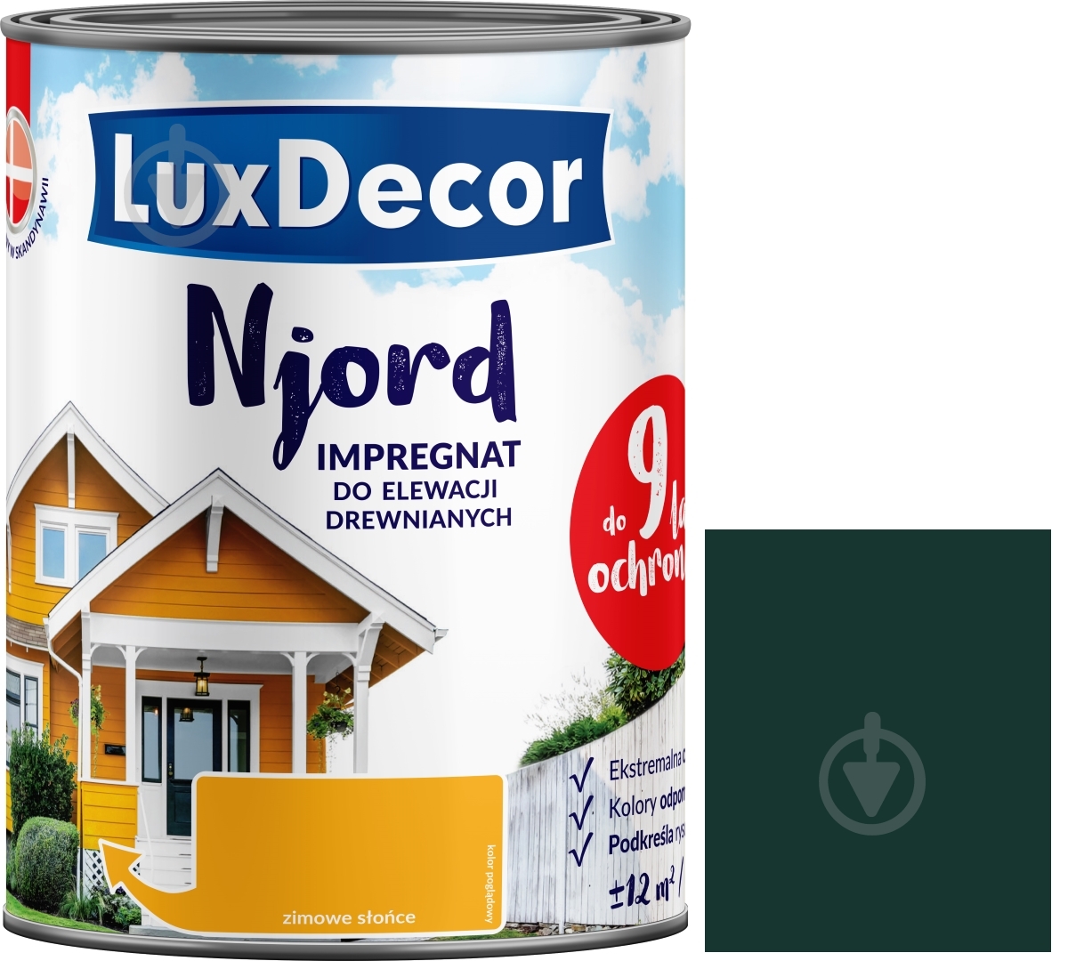 Імпрегнат LuxDecor Njord Ісландська долина мат 5 л 5,2 кг - фото 1