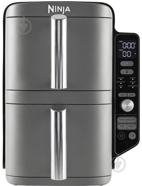 ВІТРИНА! Мультипіч NINJA Double Stack XL 2-Level Air Fryer (SL400EU) - фото 1 ВІТРИНА! Мультипіч NINJA Double Stack XL 2-Level Air Fryer (SL400EU) - фото 1