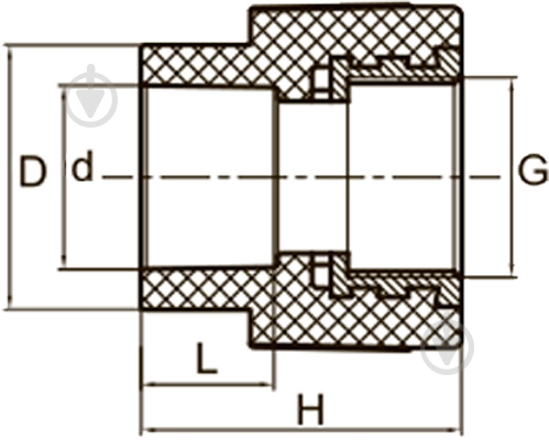 Муфта FADO S.r.l ВР 32x1 ПП PPM16 - фото 2 Муфта FADO S.r.l ВР 32x1 ПП PPM16 - фото 2