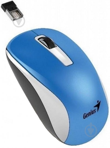 Мышь Genius Wireless NX-7010 white/blue (31030018400) - фото 4 Мышь Genius Wireless NX-7010 white/blue (31030018400) - фото 4