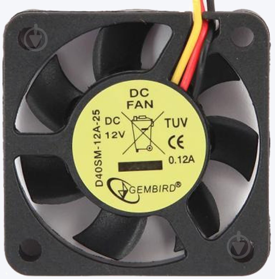 Корпусний кулер Gembird D40BM-12A - фото 1