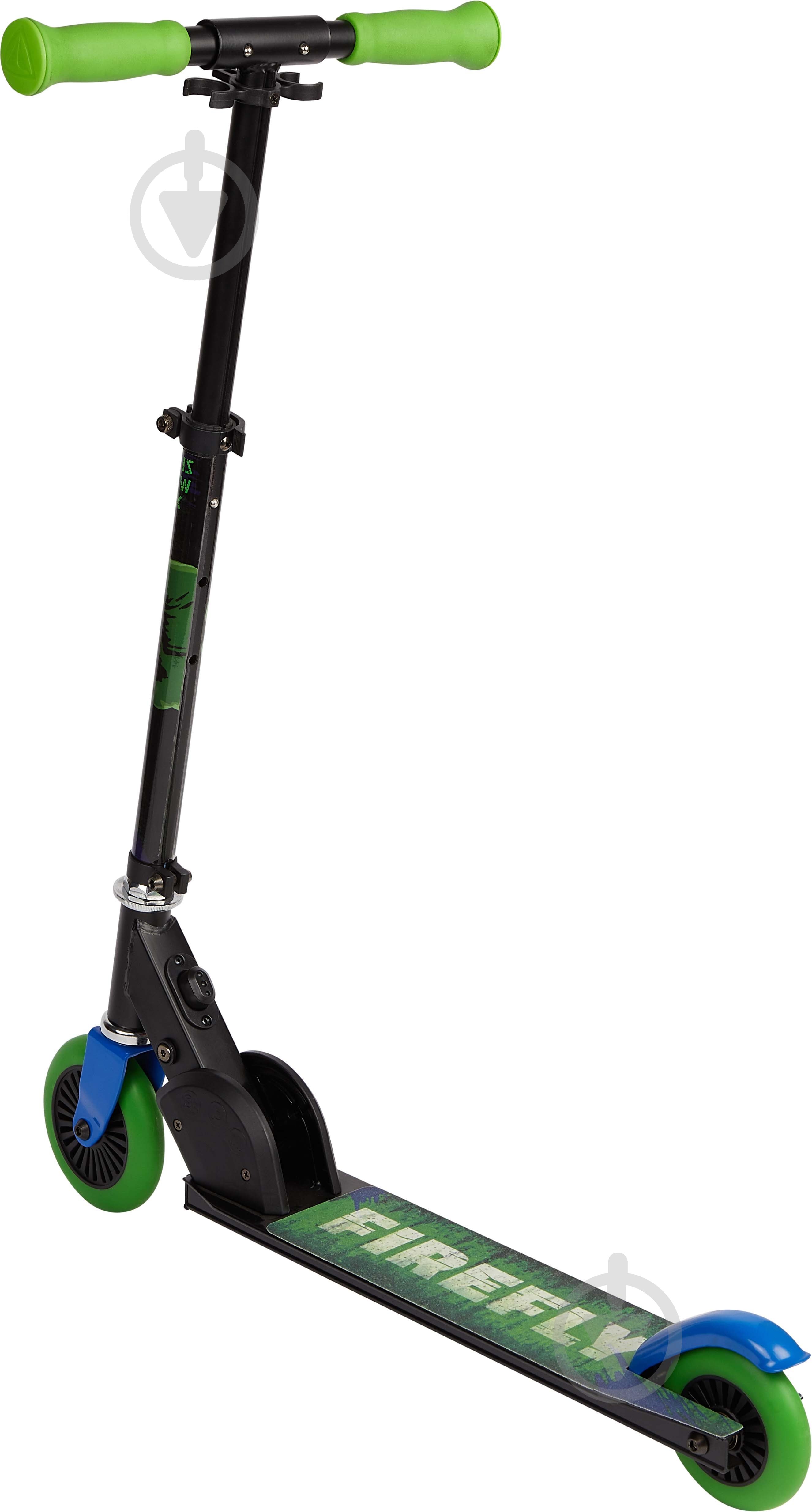 Самокат Firefly детский A 120 зеленый 289653-904768 - фото 2 Самокат Firefly детский A 120 зеленый 289653-904768 - фото 2