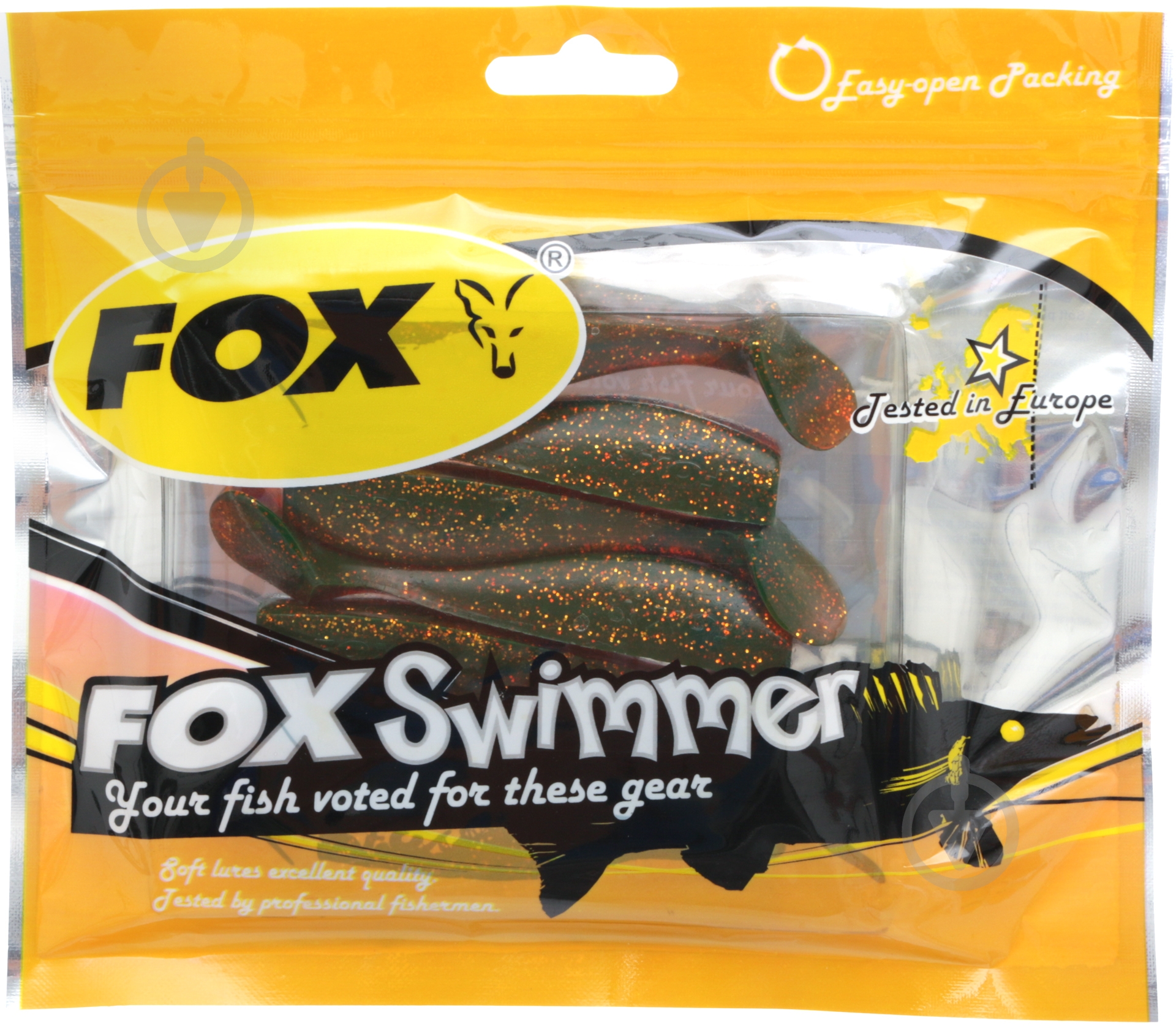 Виброхвост FOX Swimmer 80 мм 8 шт. #002 - фото 2 Виброхвост FOX Swimmer 80 мм 8 шт. #002 - фото 2