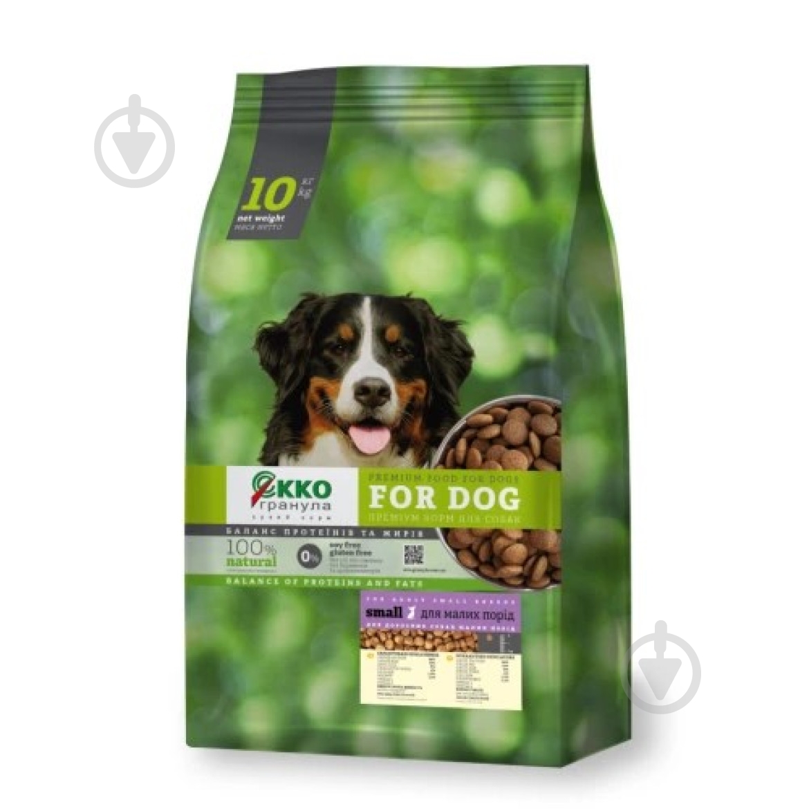 Корм сухий Екко-гранула для малих порід собак 10 кг - фото 1 Корм сухий Екко-гранула для малих порід собак 10 кг - фото 1