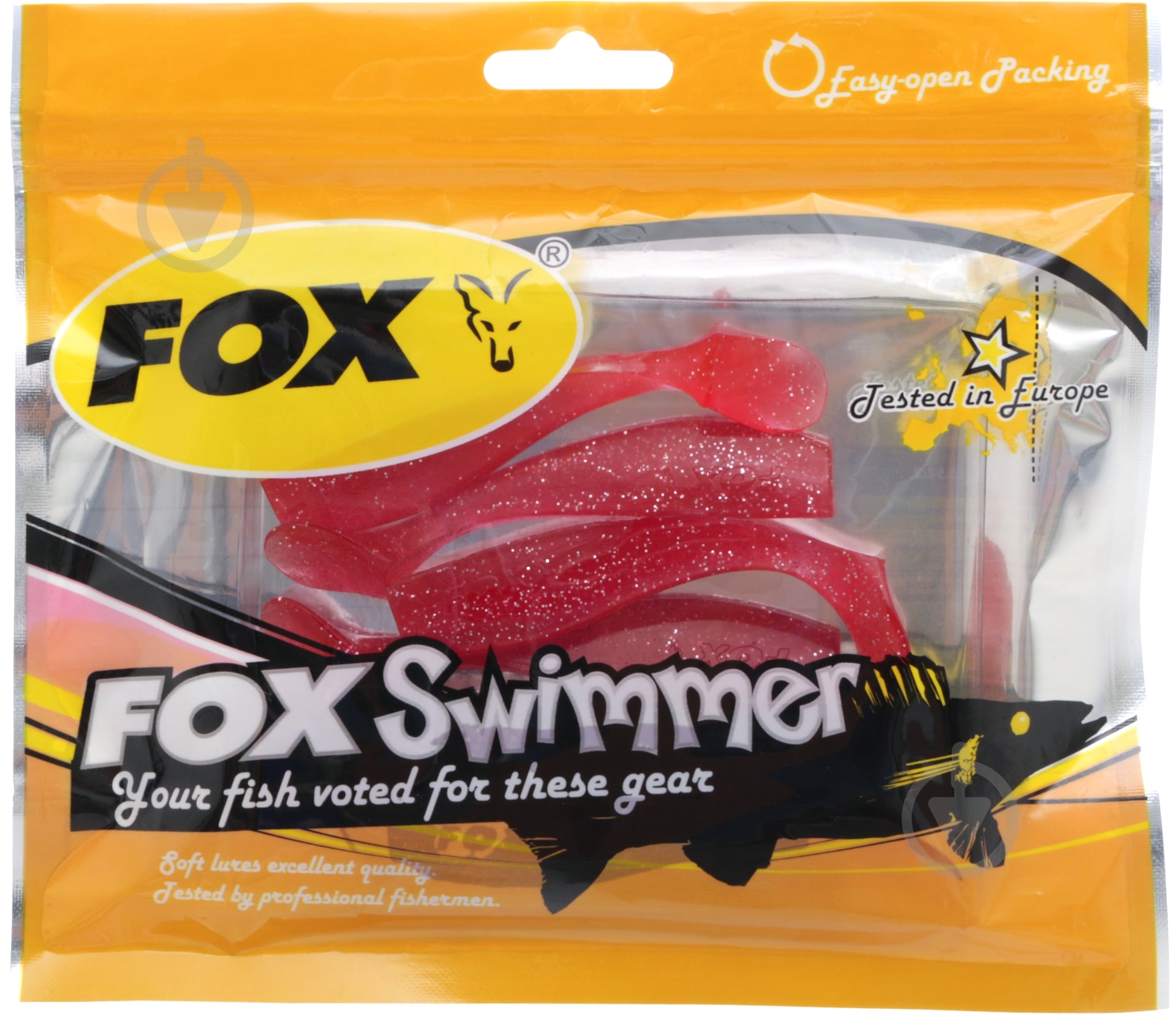 Виброхвост FOX Swimmer 80 мм 8 шт. #035 - фото 2 Виброхвост FOX Swimmer 80 мм 8 шт. #035 - фото 2