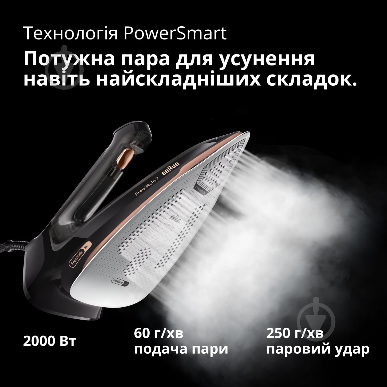 ВИТРИНА! Утюг Braun FI7276BK FreeStyle 7 - фото 2 ВИТРИНА! Утюг Braun FI7276BK FreeStyle 7 - фото 2