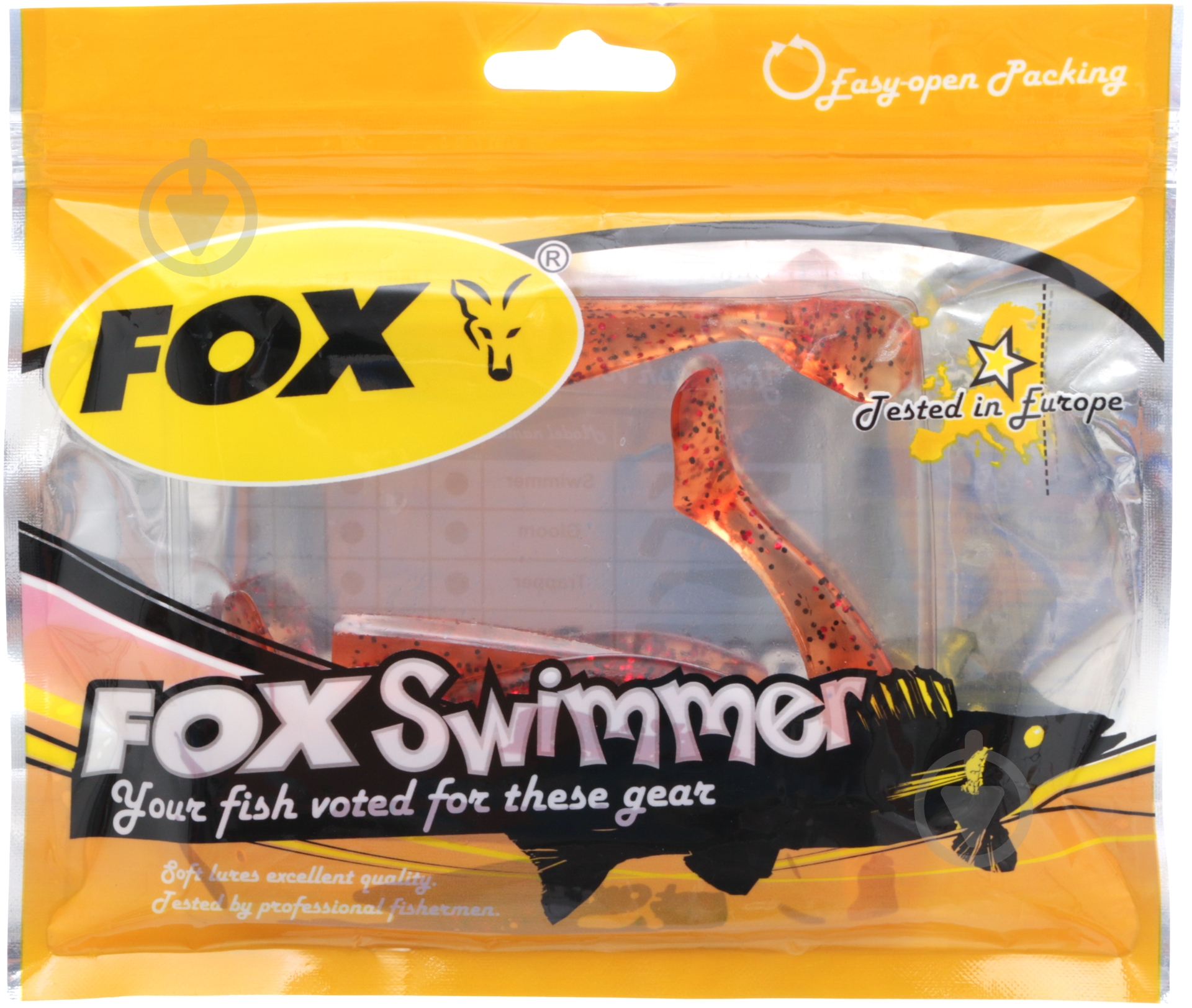 Виброхвост FOX Swimmer 80 мм 8 шт. #005 - фото 2 Виброхвост FOX Swimmer 80 мм 8 шт. #005 - фото 2