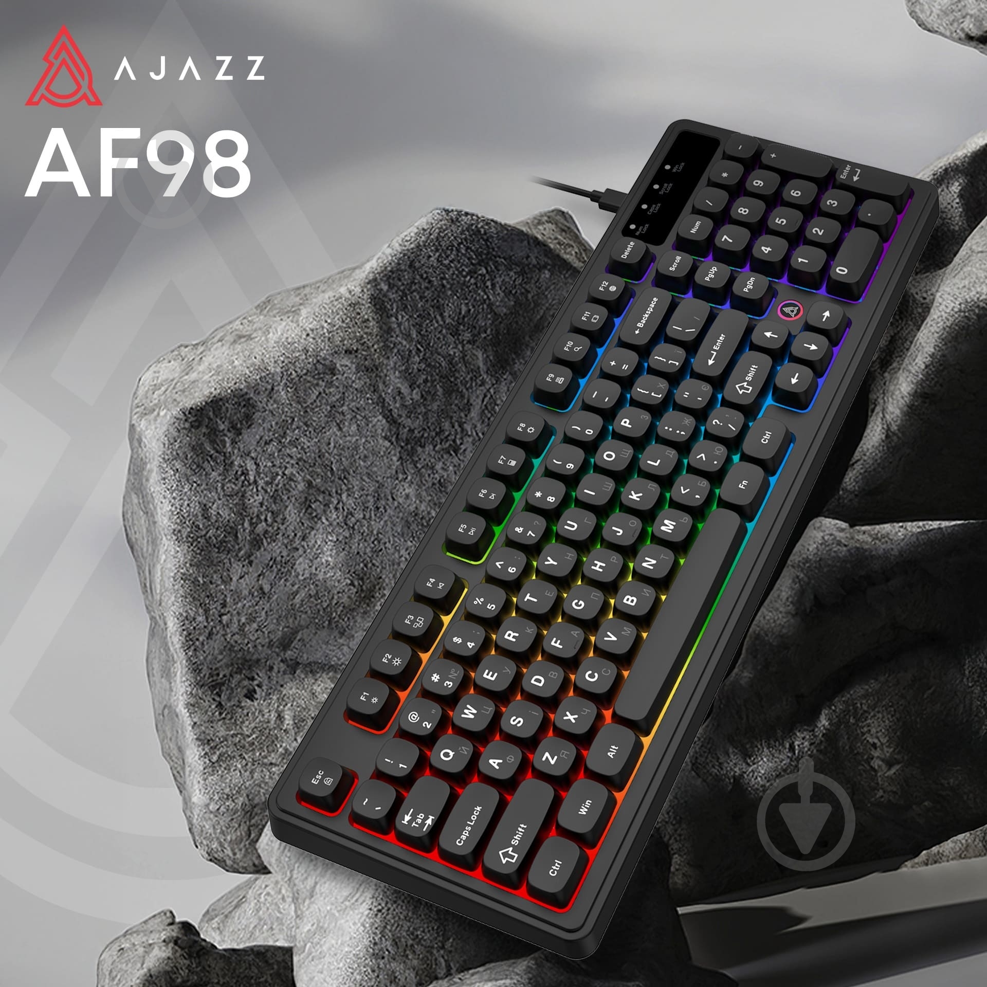 Клавиатура Ajazz AF98 (AF98-B) Black - фото 6 Клавиатура Ajazz AF98 (AF98-B) Black - фото 6