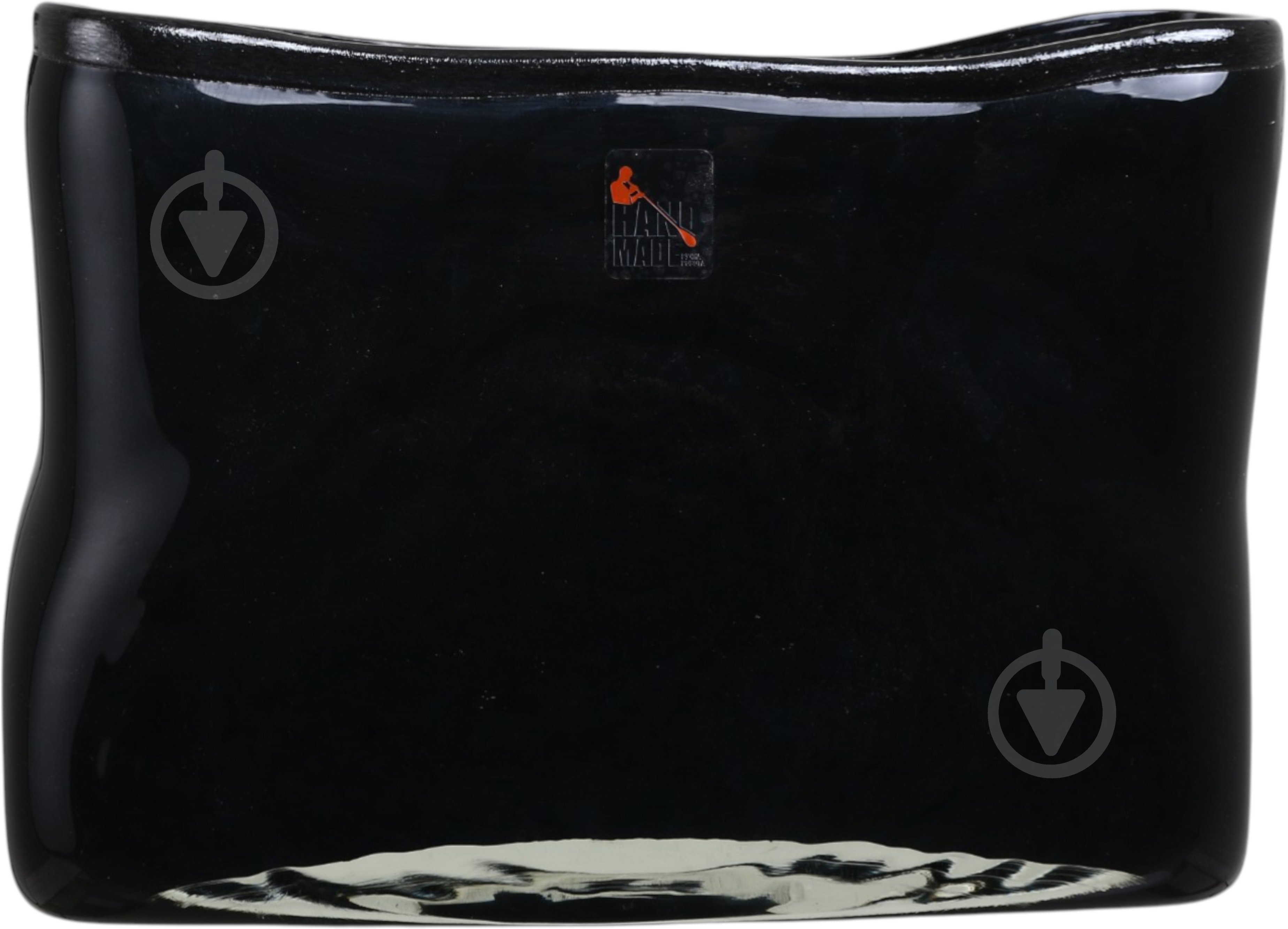 Ваза Гутняр аквариум 20х10 гута черный гутное стекло 30 см - фото 3 Ваза Гутняр аквариум 20х10 гута черный гутное стекло 30 см - фото 3
