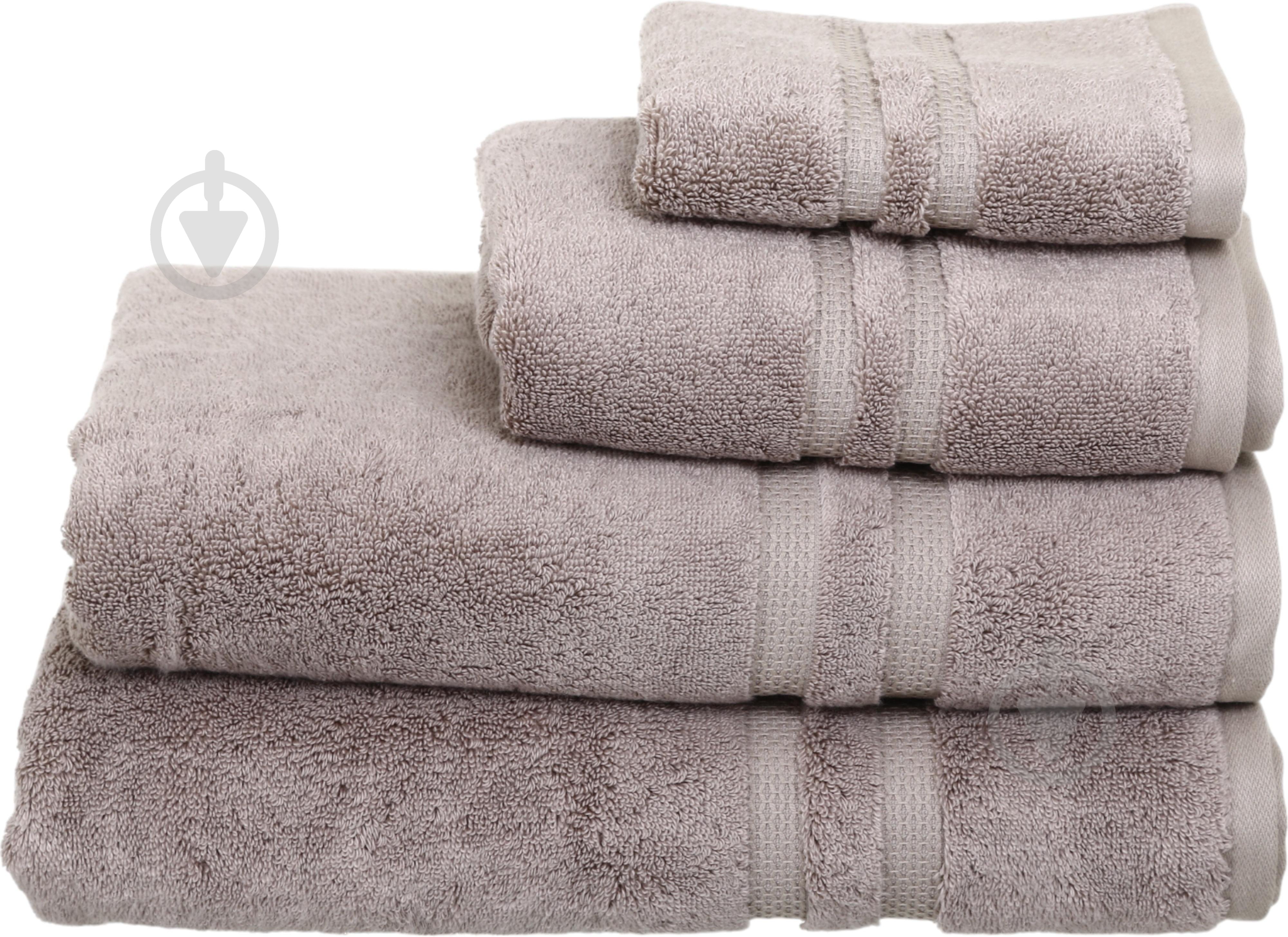 Рушник махровий Exclusive Brea 100x150 см темно-бежевий La Nuit - фото 1 Рушник махровий Exclusive Brea 100x150 см темно-бежевий La Nuit - фото 1