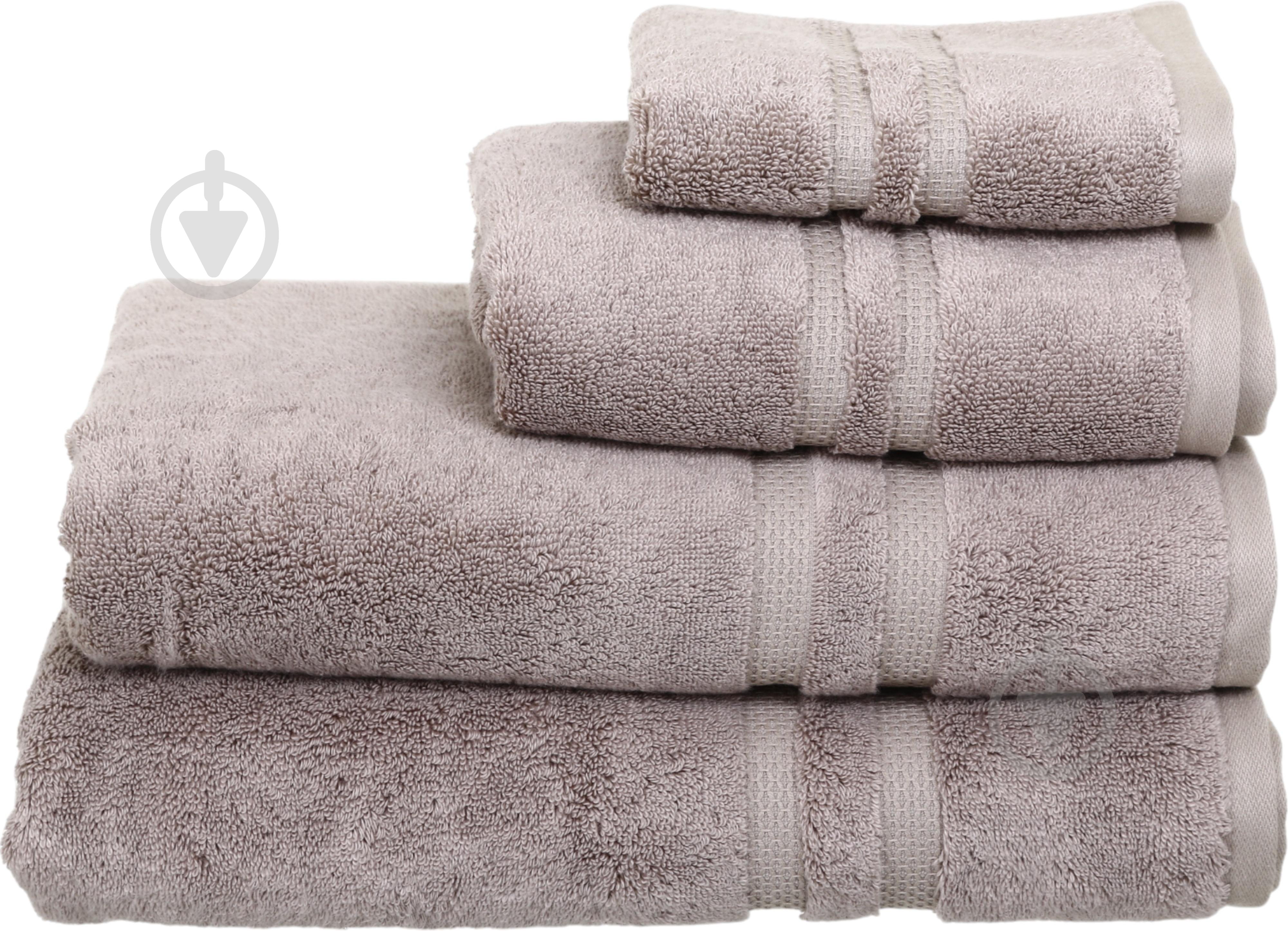 Рушник махровий Exclusive Brea 50x90 см темно-бежевий La Nuit - фото 1 Рушник махровий Exclusive Brea 50x90 см темно-бежевий La Nuit - фото 1