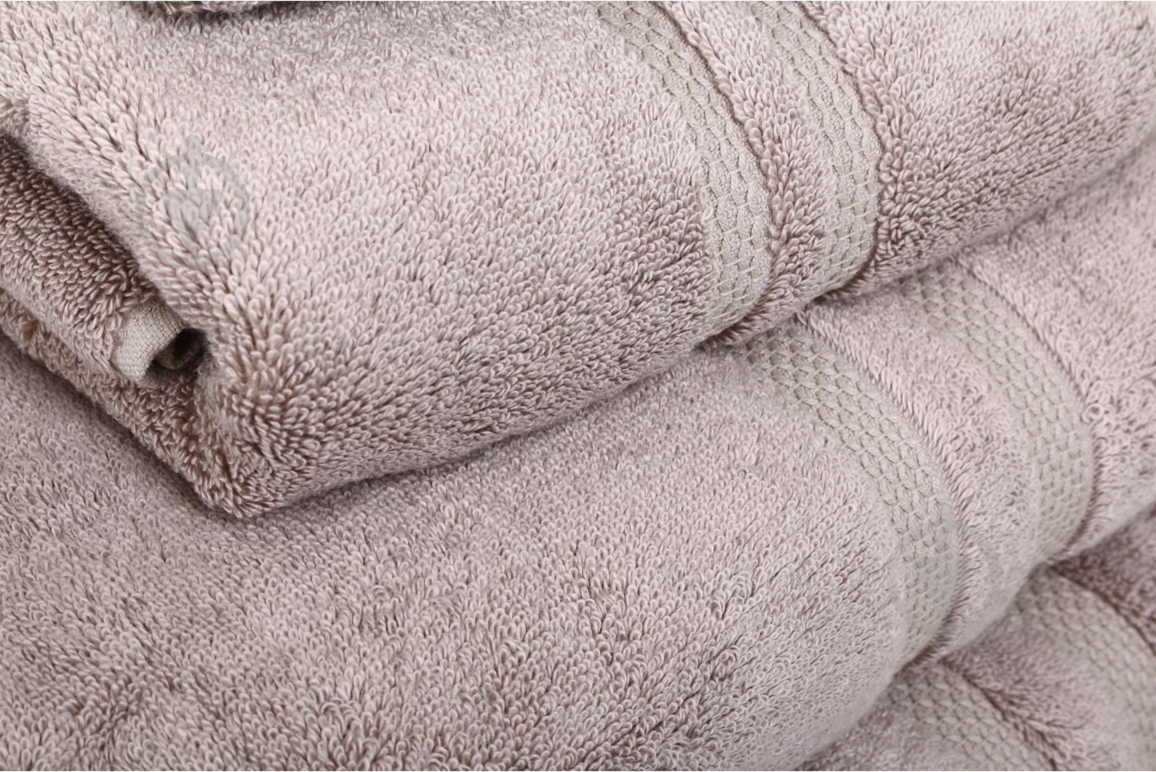 Рушник махровий Exclusive Brea 50x90 см темно-бежевий La Nuit - фото 2 Рушник махровий Exclusive Brea 50x90 см темно-бежевий La Nuit - фото 2