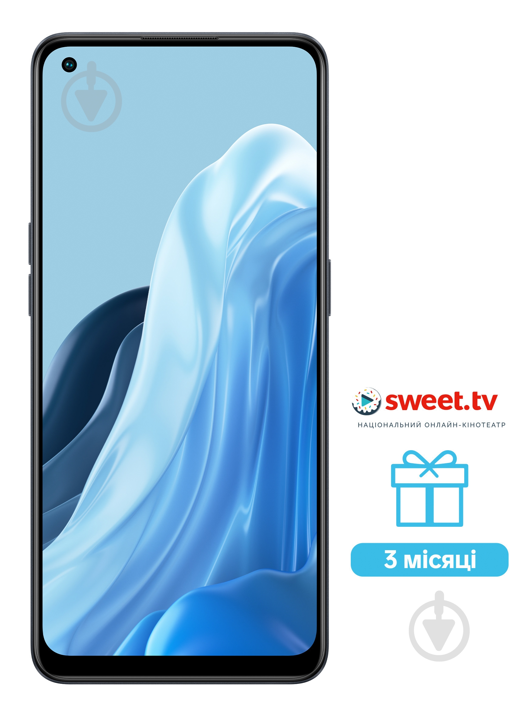 Смартфон OPPO Reno7 8/128GB cosmic black (CPH2363) - фото 3