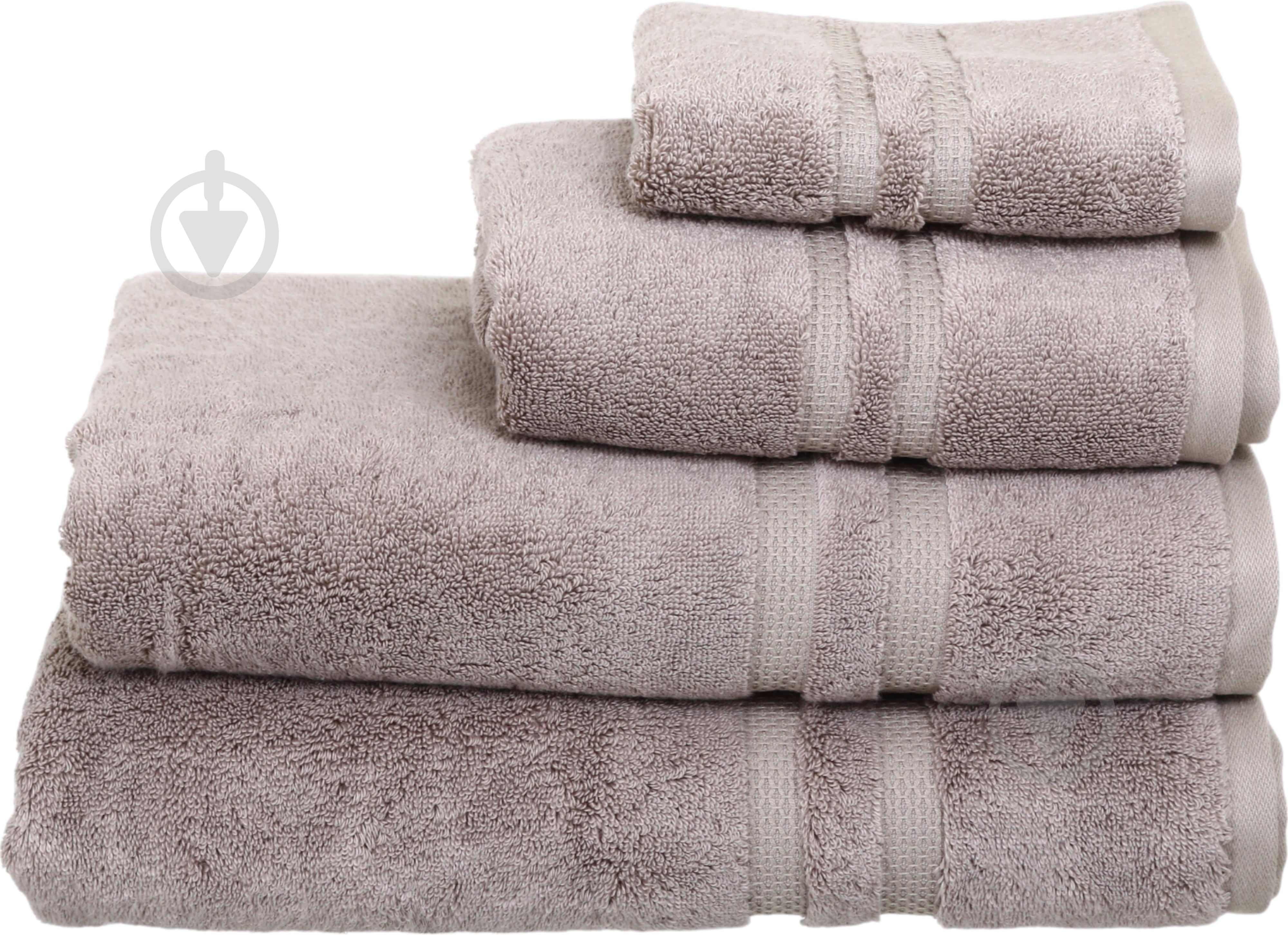 Рушник махровий Exclusive Brea 70x140 см темно-бежевий La Nuit - фото 1 Рушник махровий Exclusive Brea 70x140 см темно-бежевий La Nuit - фото 1