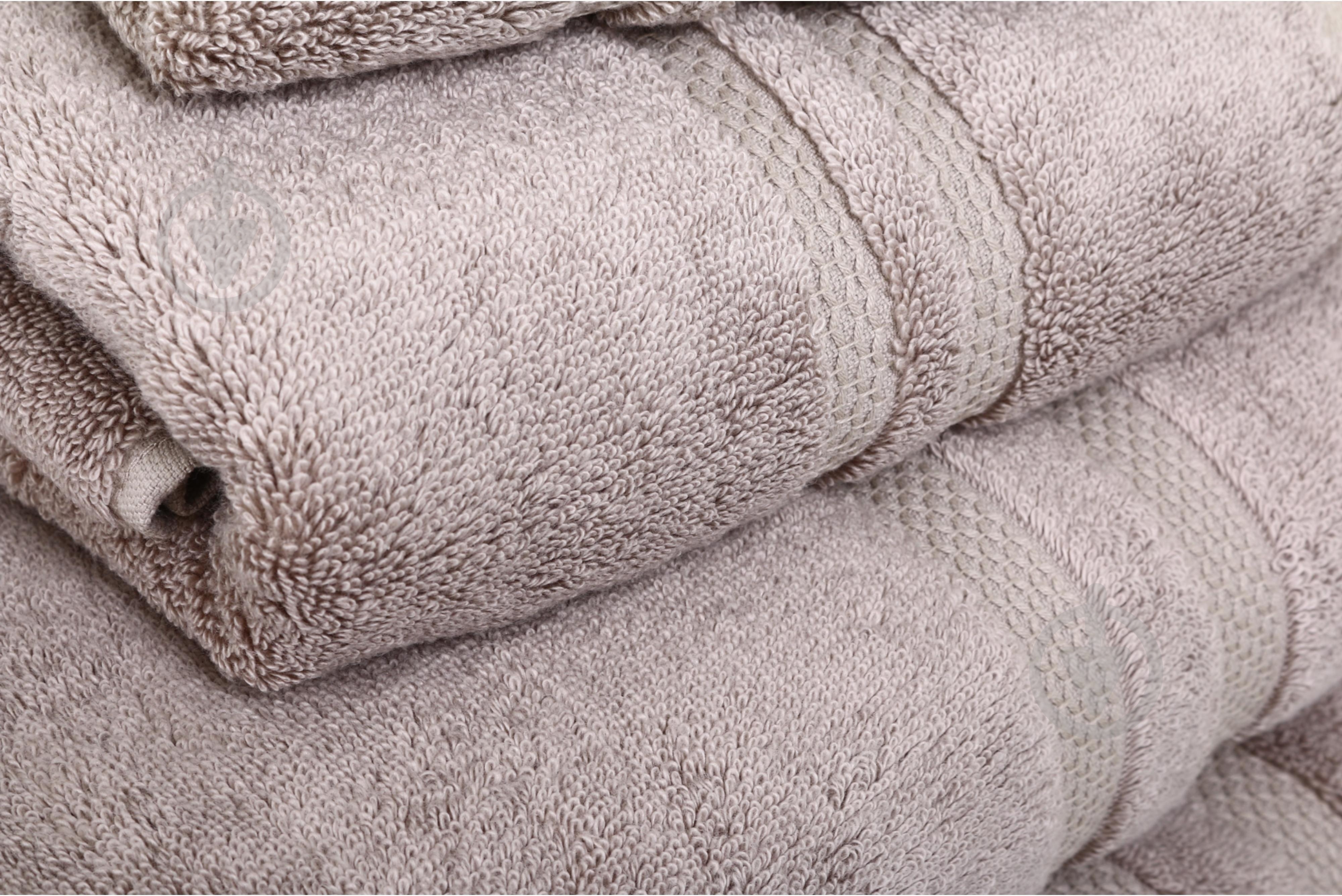 Рушник махровий Exclusive Brea 70x140 см темно-бежевий La Nuit - фото 2 Рушник махровий Exclusive Brea 70x140 см темно-бежевий La Nuit - фото 2