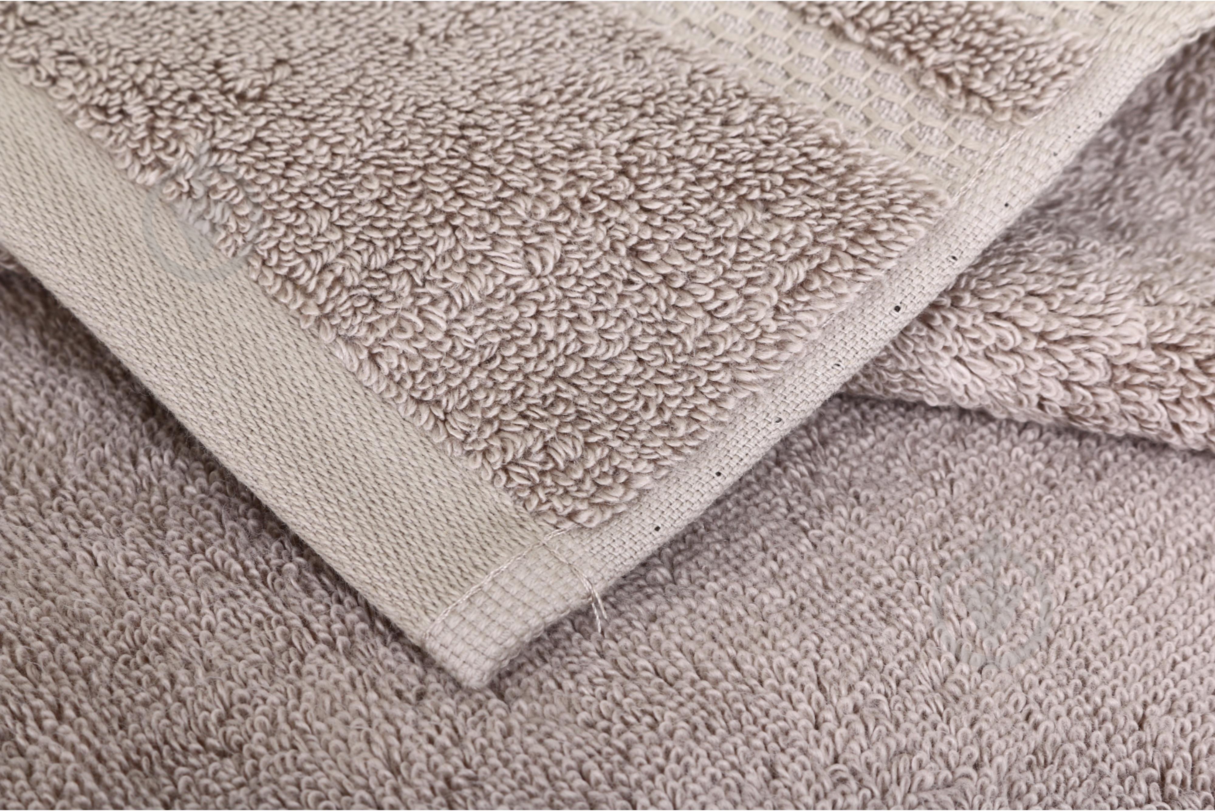 Рушник махровий Exclusive Brea 70x140 см темно-бежевий La Nuit - фото 3 Рушник махровий Exclusive Brea 70x140 см темно-бежевий La Nuit - фото 3