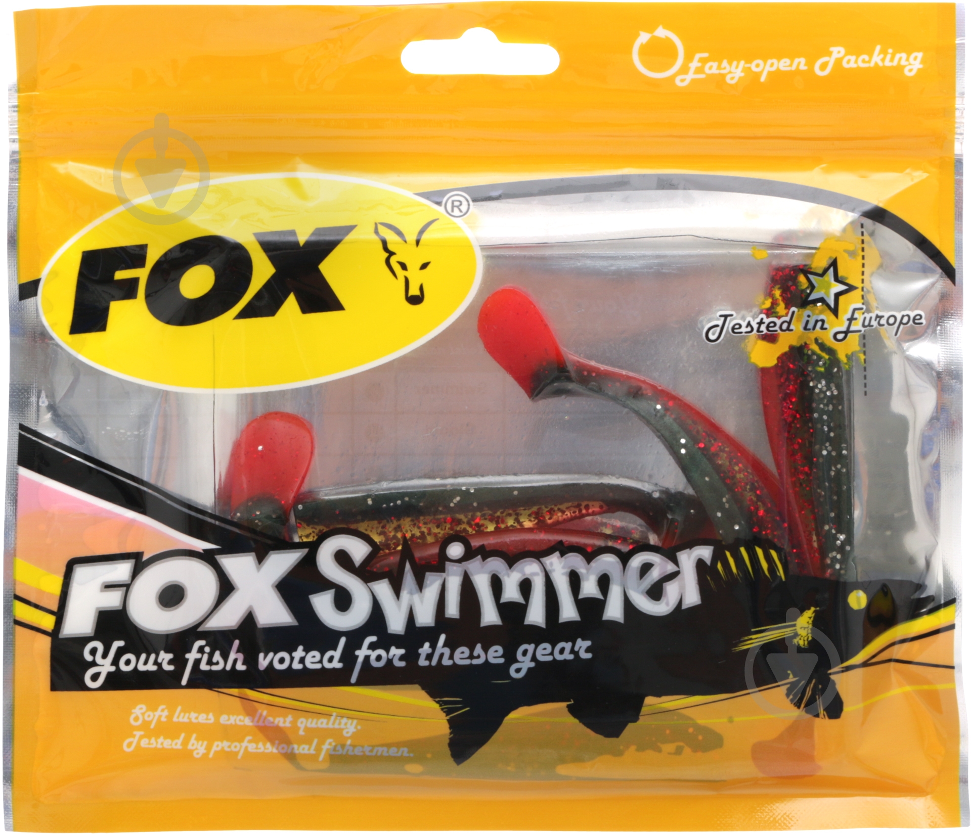 Виброхвост FOX Swimmer 80 мм 8 шт. #070 - фото 2 Виброхвост FOX Swimmer 80 мм 8 шт. #070 - фото 2