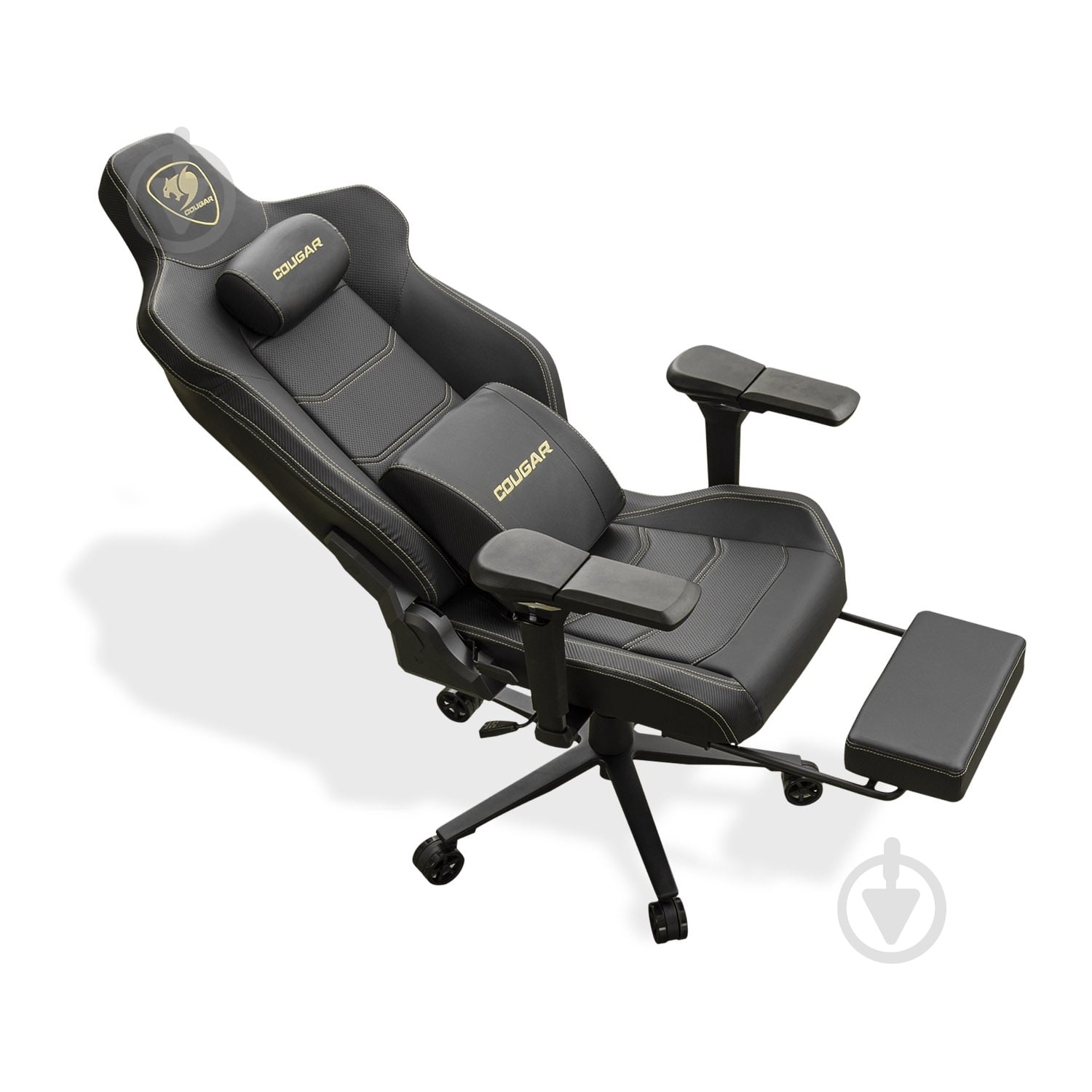 Кресло игровое Cougar ARMOR EVO M Gold черный - фото 5