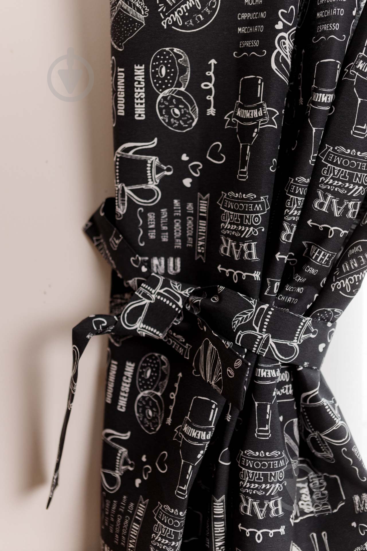 Комплект штор 2шт. Breakfast BLACK 180х136 Прованс - фото 4