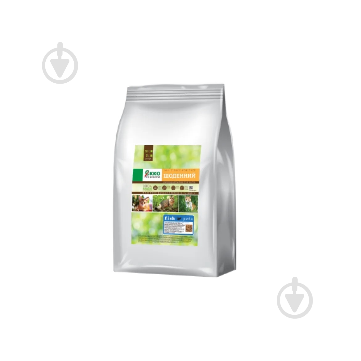 Корм сухий для котів Екко-гранула з рибою 10 кг - фото 1 Корм сухий для котів Екко-гранула з рибою 10 кг - фото 1