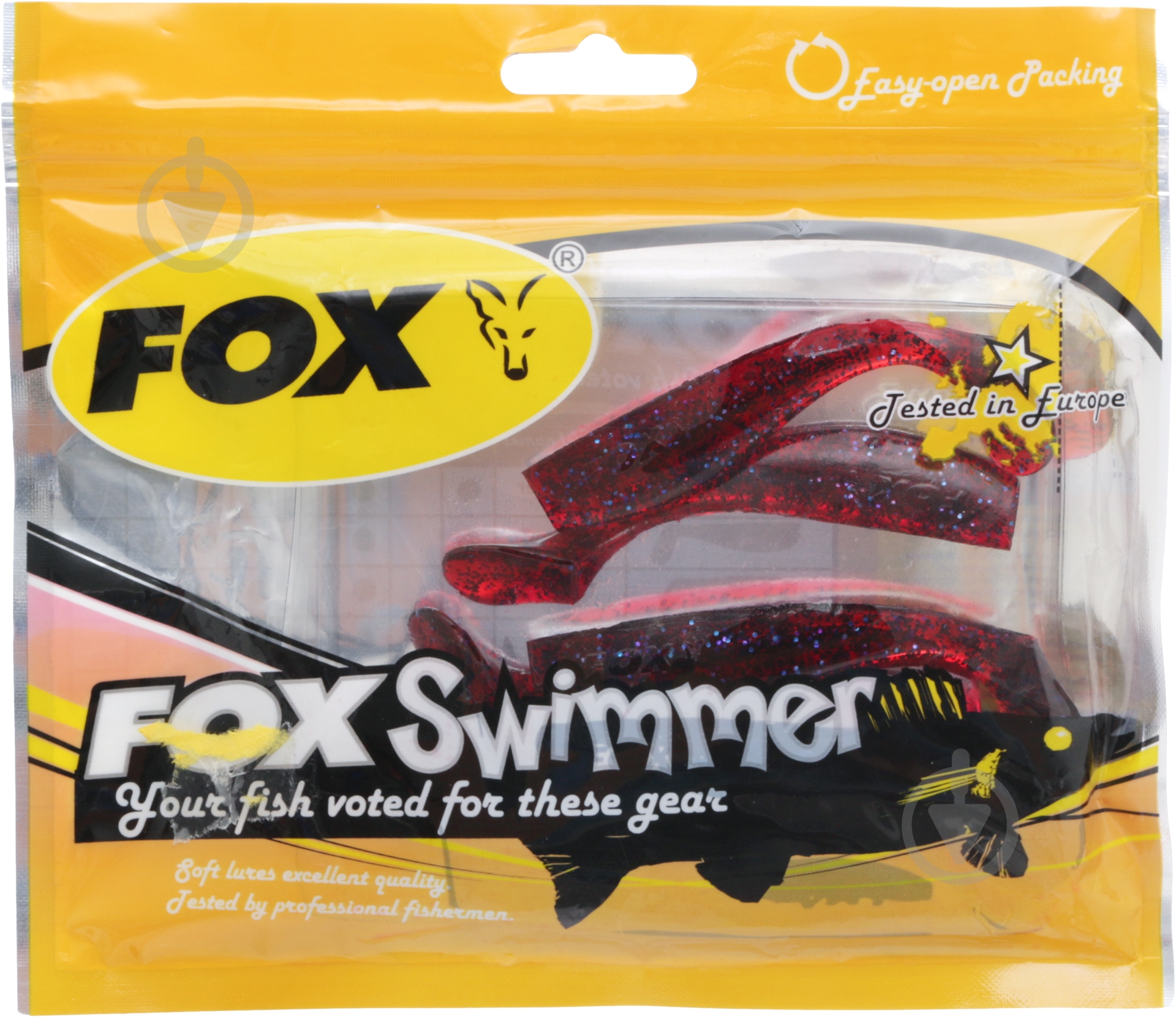 Виброхвост FOX Swimmer 80 мм 8 шт. #008 - фото 2 Виброхвост FOX Swimmer 80 мм 8 шт. #008 - фото 2