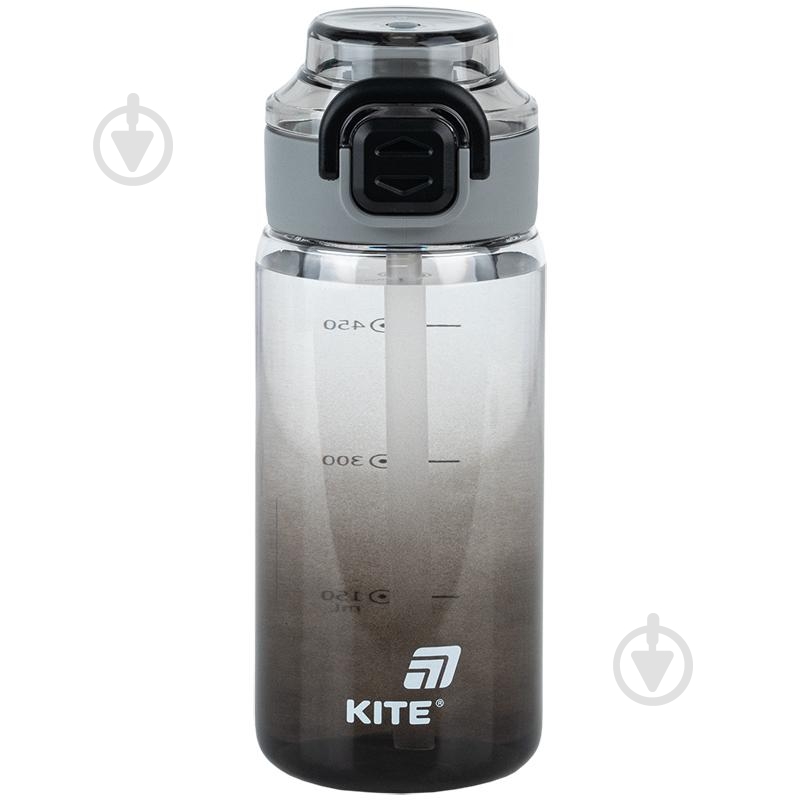Пляшка для води KITE 1212-1 600 мл чорна - фото 1 Пляшка для води KITE 1212-1 600 мл чорна - фото 1